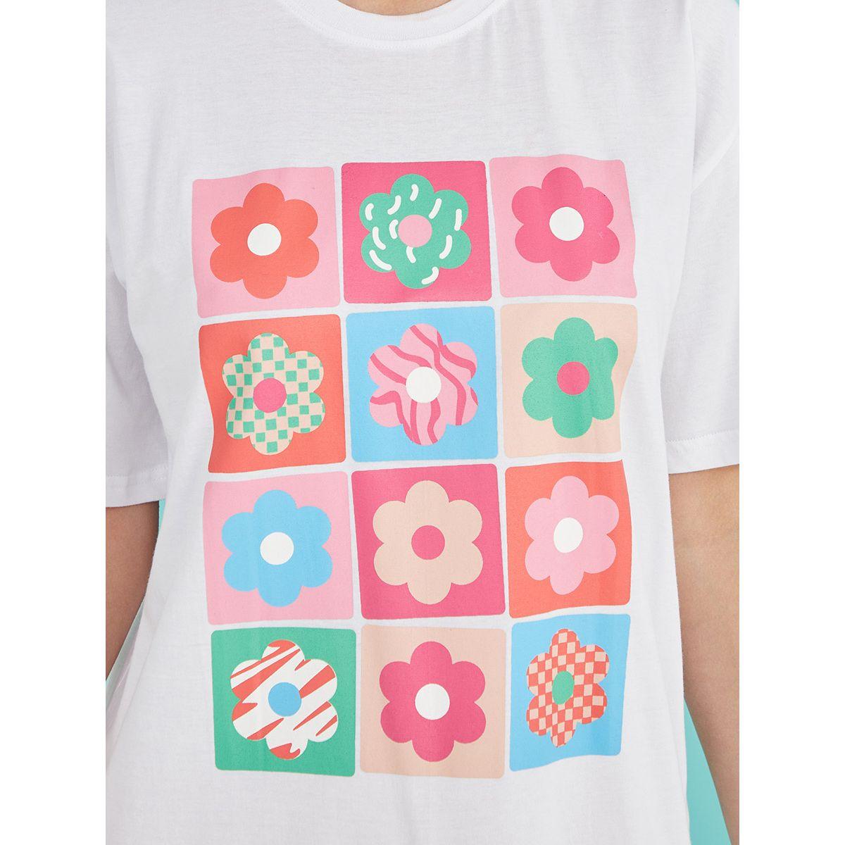 تيشيرت بقصة واسعة واكمام قصيرة من ريد تايب-women-clothing-tshirts-image-4