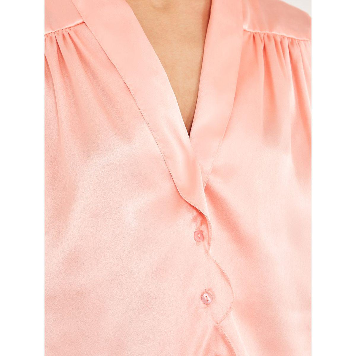 Styli Long Sleeves V Neck Button Through Blouse-women-clothing-shirtsandblouses-blouses-image-4
