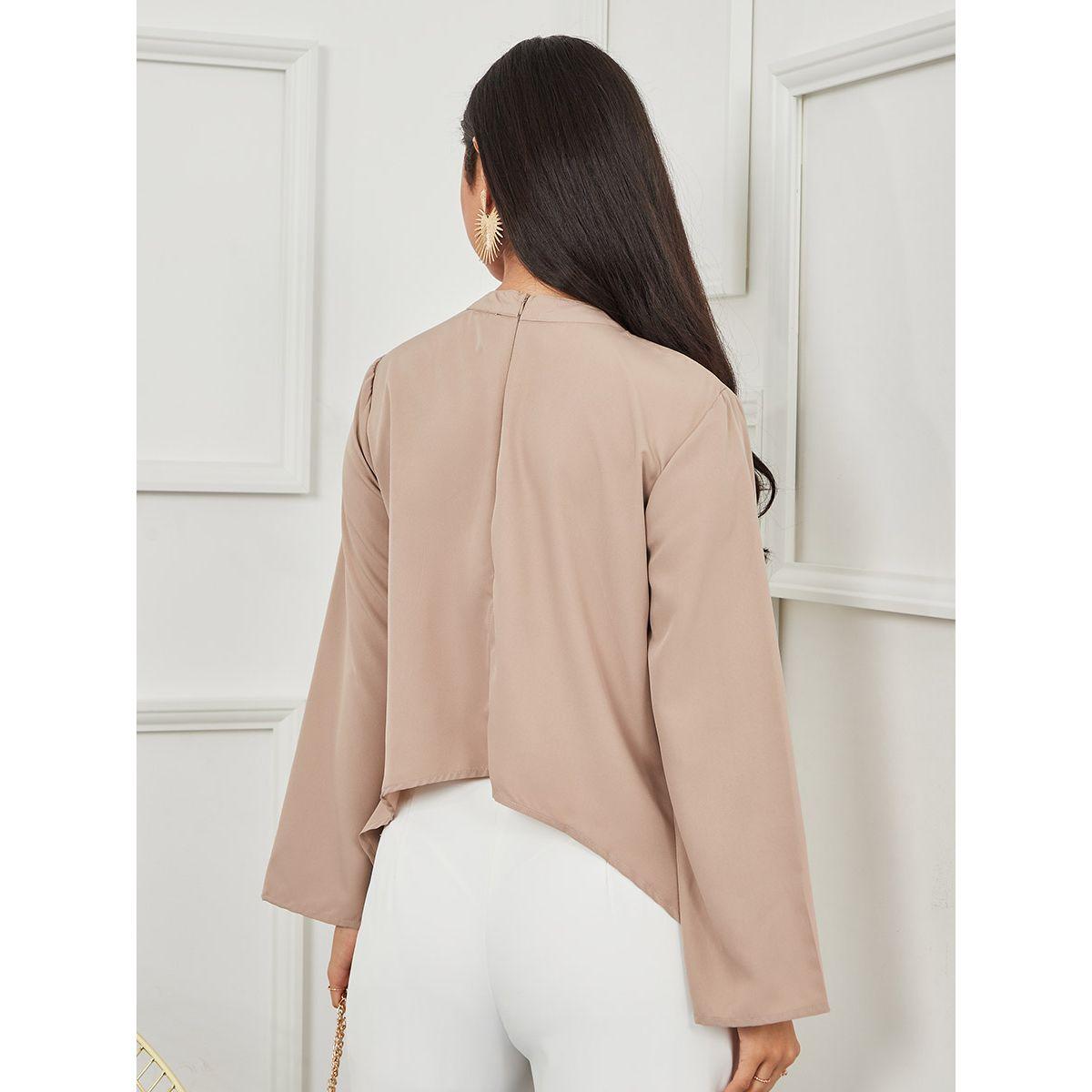 بلوزة بحافة غير متماثلة الطول من ريد تايب-women-clothing-shirtsandblouses-blouses-image-4