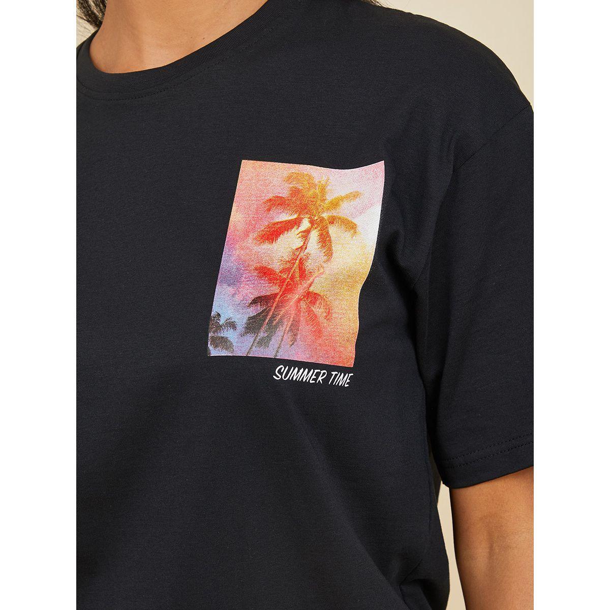 تيشيرت بقصة واسعة واكمام قصيرة من ستايلي-women-clothing-tshirts-image-3
