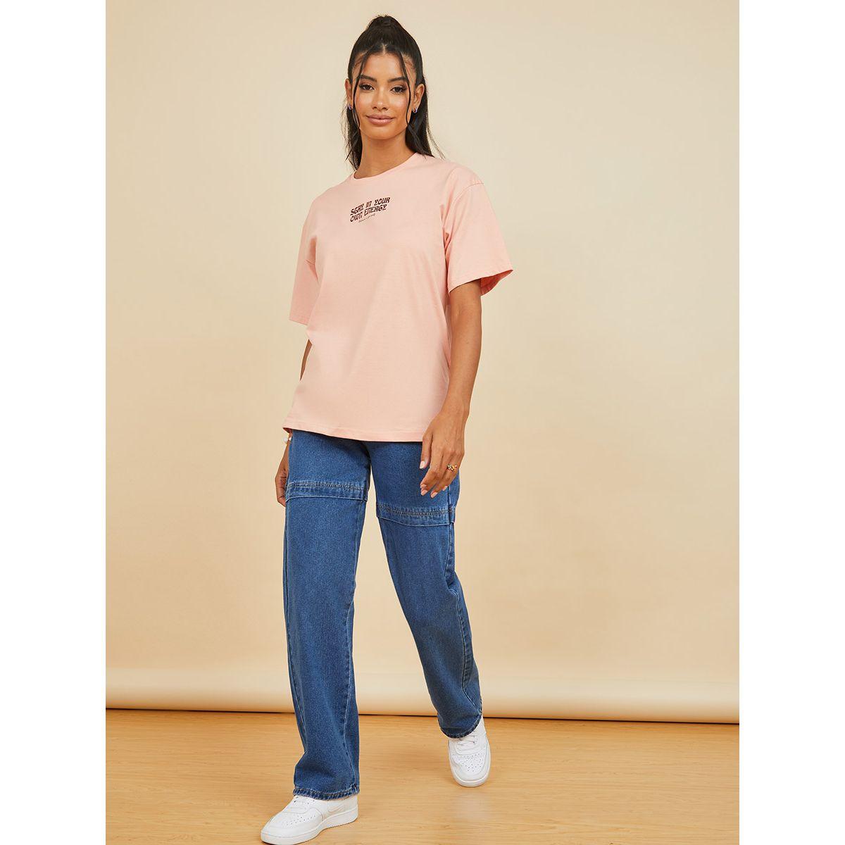 تيشيرت بقصة واسعة واكمام قصيرة من ستايلي-women-clothing-tshirts-image-2