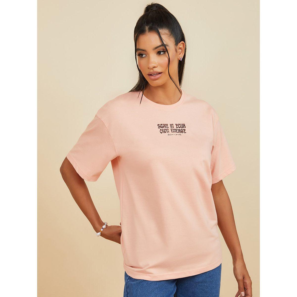 تيشيرت بقصة واسعة واكمام قصيرة من ستايلي-women-clothing-tshirts-image-3