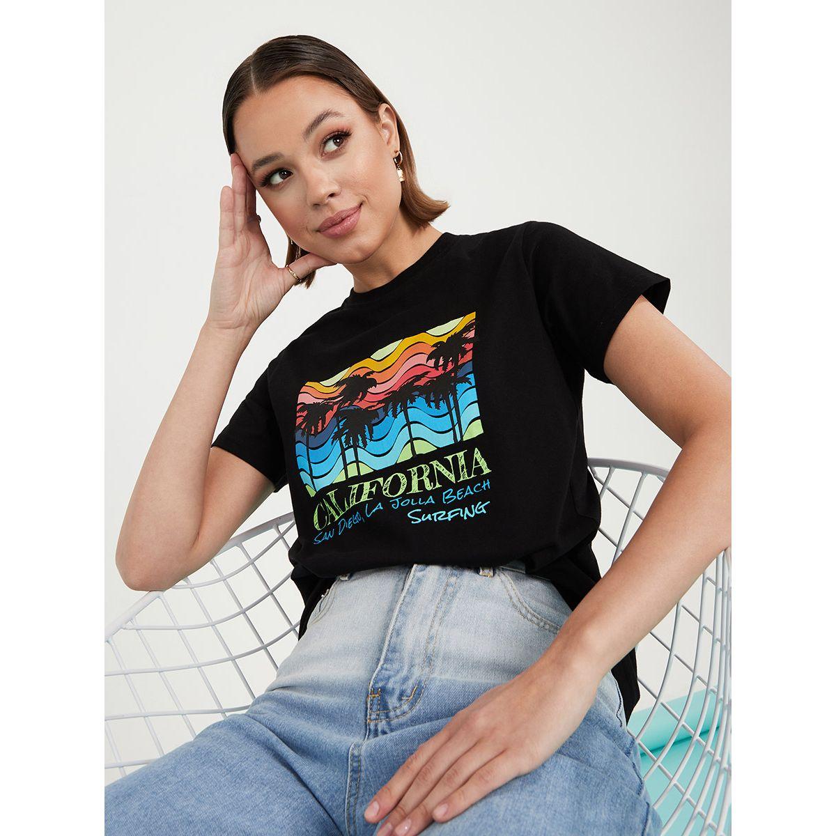 تيشيرت باكمام قصيرة من ستايلي-women-clothing-tshirts-image-1