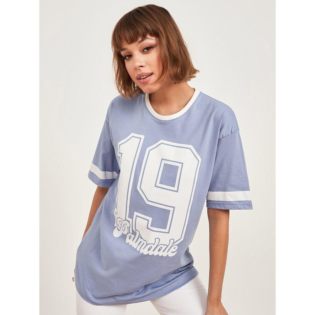 Styli Drop Shoulder Sleeve Palmdale Slogan Oversized T-shirt-women-clothing-tshirts-image-1