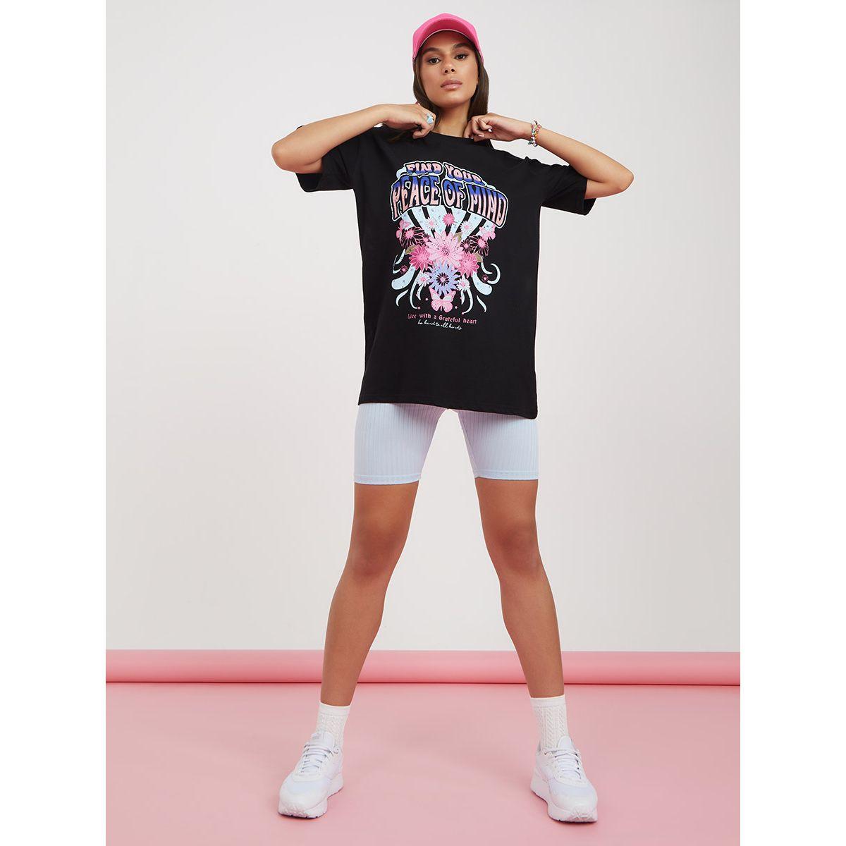 تيشيرت طويل بقصة واسعة من ستايلي-women-clothing-tshirts-image-2