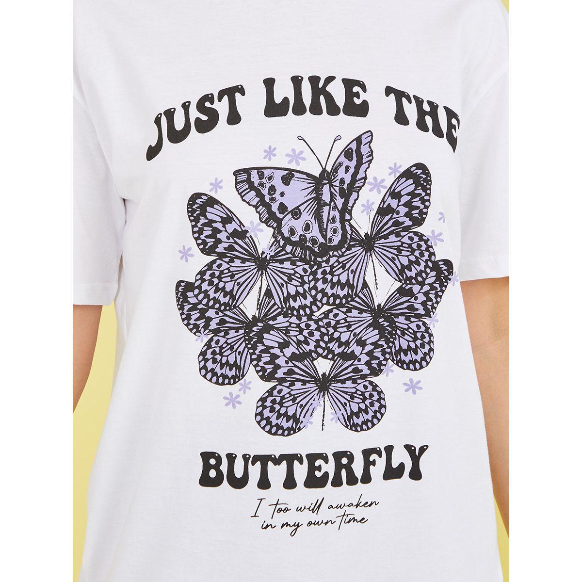Styli Just Like Butterfly Graphic Oversized Longline T-shirt-women-clothing-tshirts-image-3