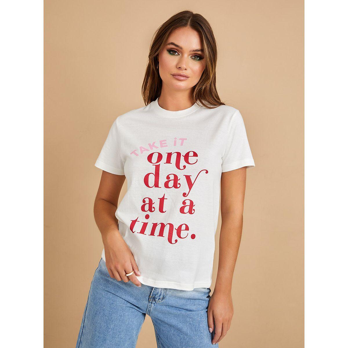 تيشيرت كاجوال باكمام قصيرة-women-clothing-tshirts-image-3