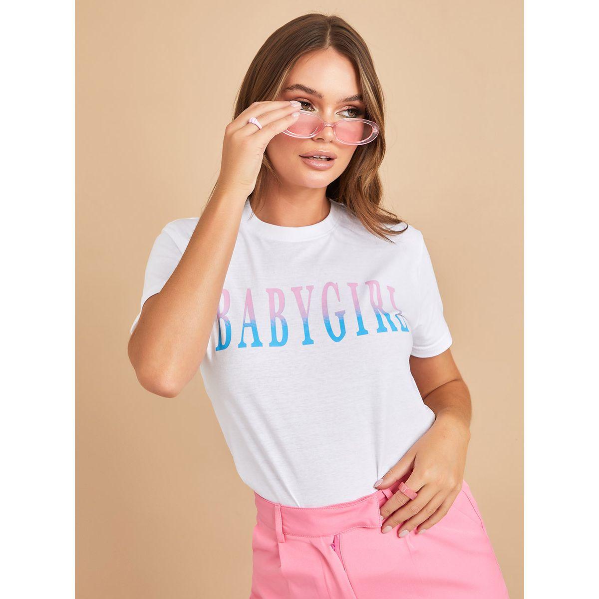 تيشيرت كاجوال باكمام قصيرة-women-clothing-tshirts-image-1
