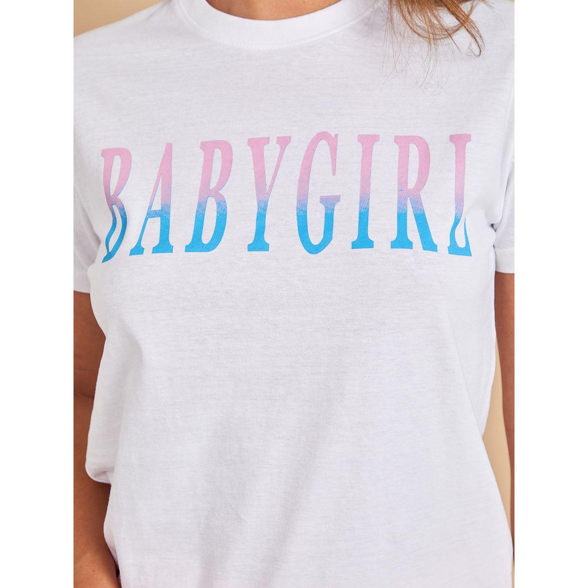 Styli Shorts Sleeves Baby Girl Ombre Slogan Regular Fit T-shirt-women-clothing-tshirts-image-4