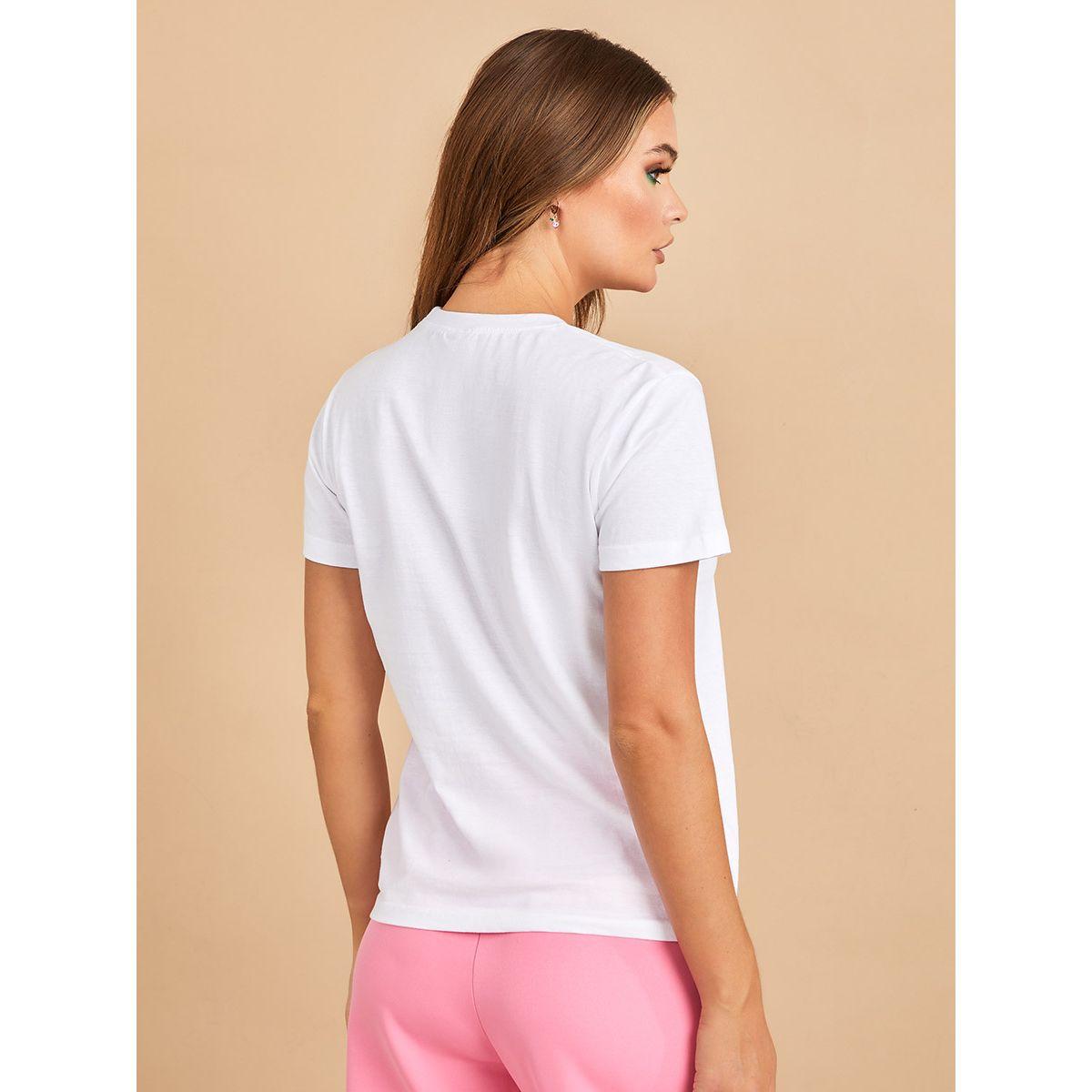 Styli Shorts Sleeves Self Love Club Graphic Regular Fit T-shirt-women-clothing-tshirts-image-5