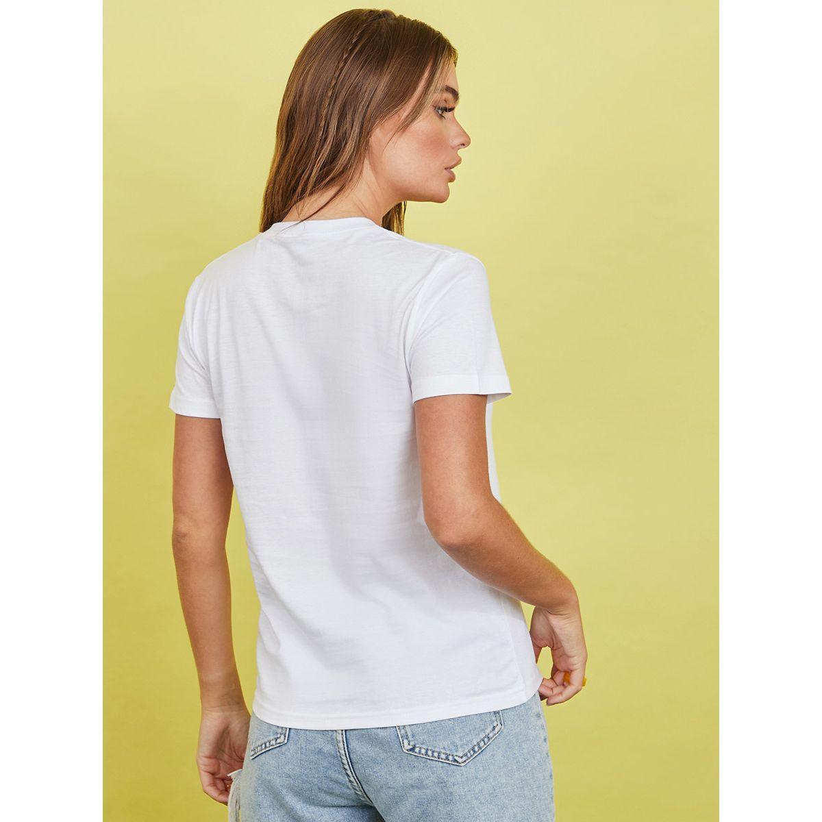 Styli Shorts Sleeves Society Slogan Regular Fit T-shirt-women-clothing-tshirts-image-5