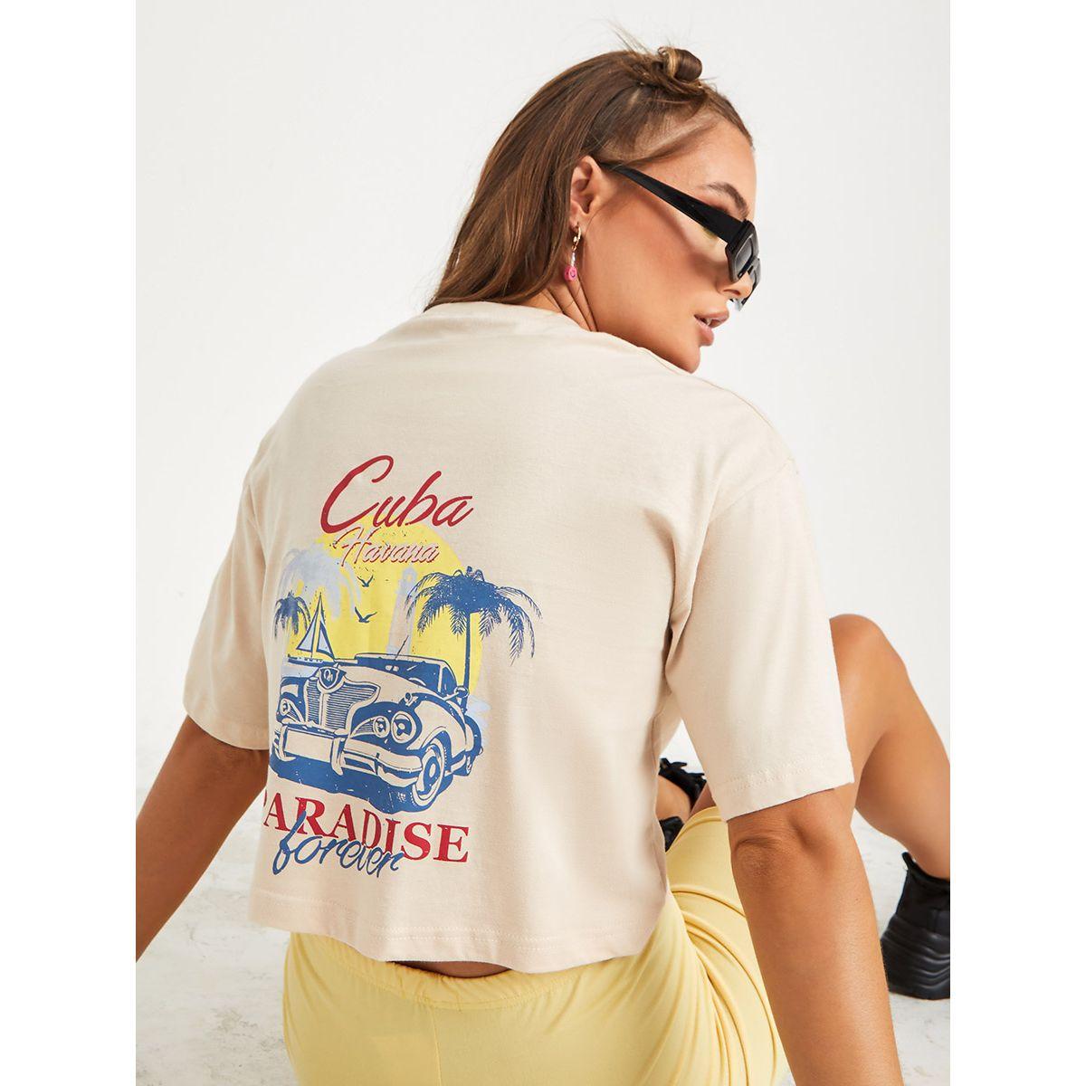 تيشيرت قصير باكمام قصيرة-women-clothing-tshirts-image-1