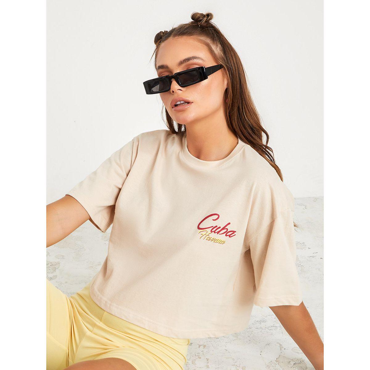 تيشيرت قصير باكمام قصيرة-women-clothing-tshirts-image-2