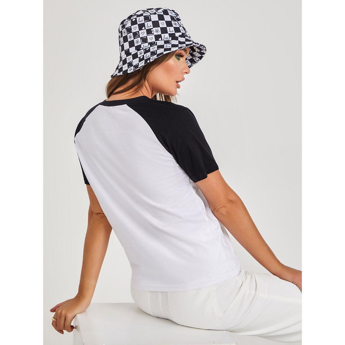 تيشيرت كاجوال باكمام ريجلان-women-clothing-tshirts-image-5