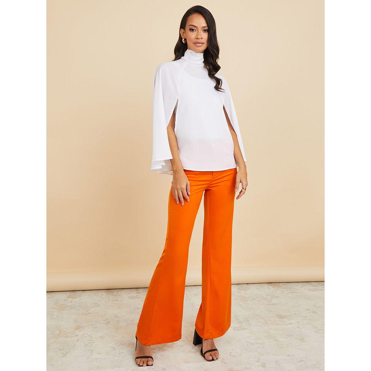 بلوزة كاجوال بياقة عالية-women-clothing-shirtsandblouses-blouses-image-2