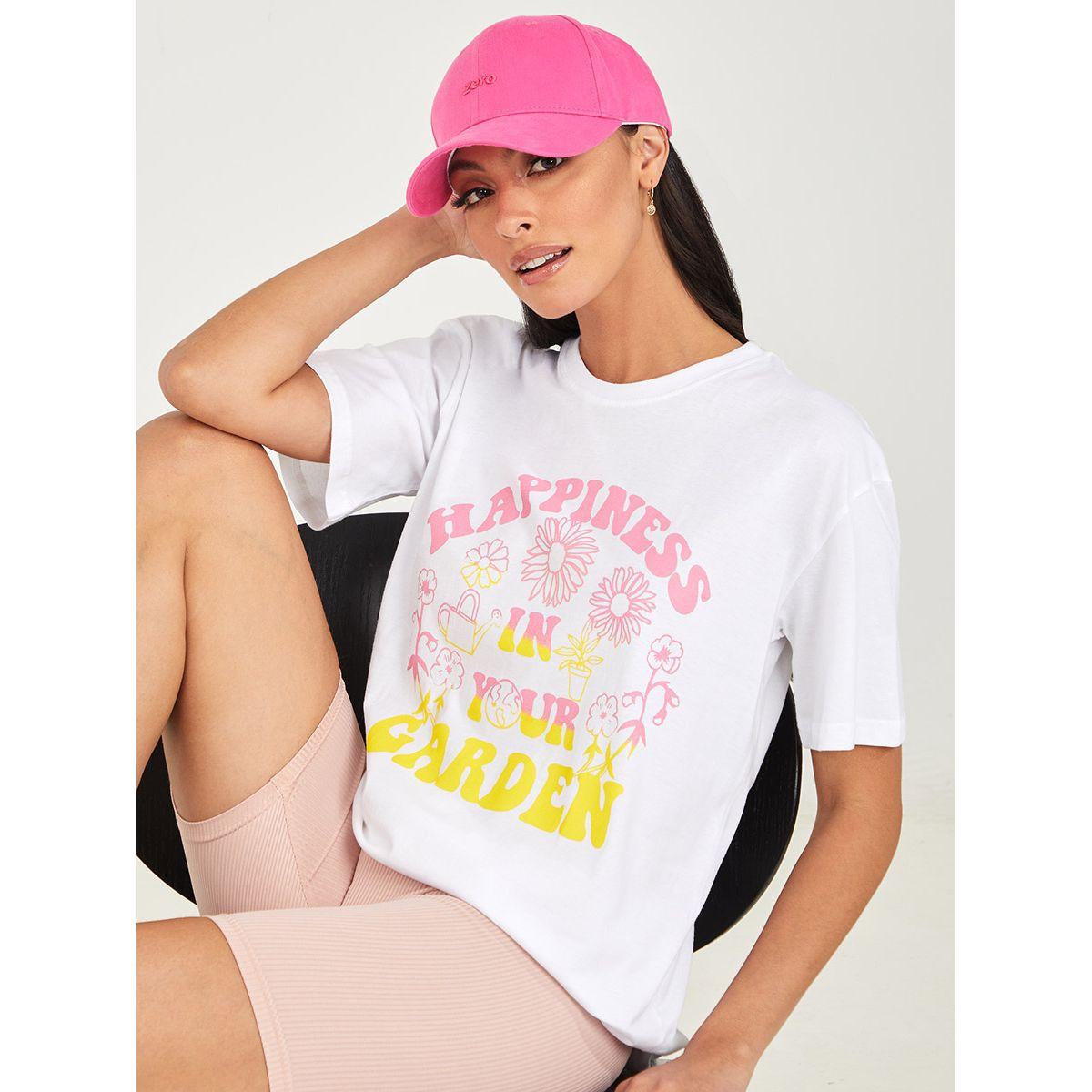 تيشيرت طويل باكمام قصيرة من ستايلي-women-clothing-tshirts-image-1