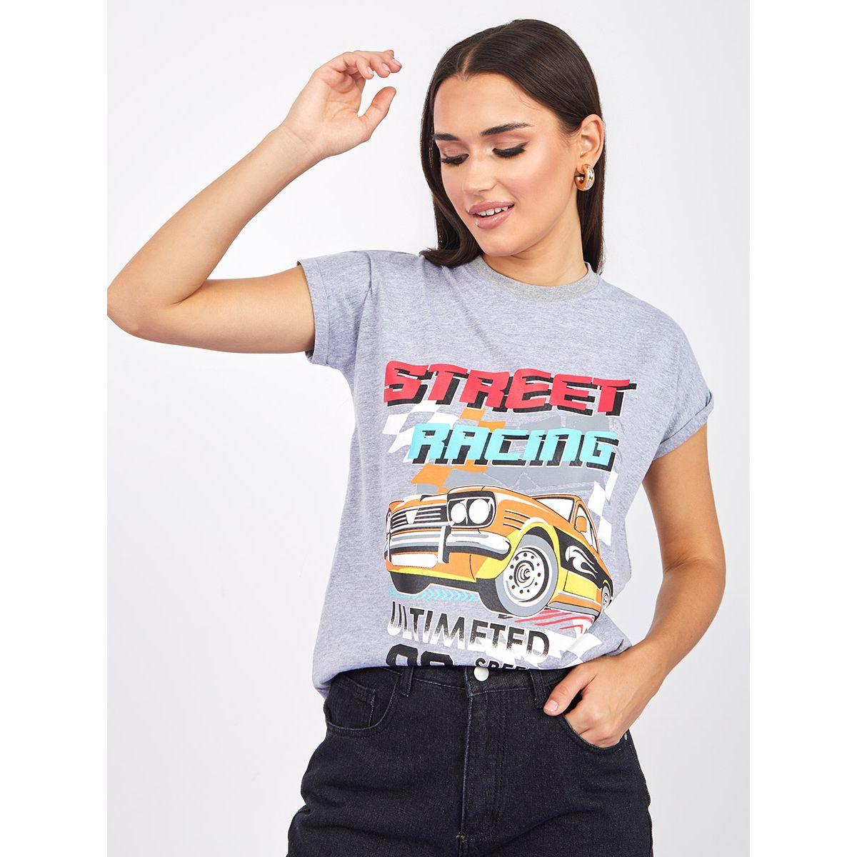تيشيرت باكمام مطوية من ستايلي-women-clothing-tshirts-image-1