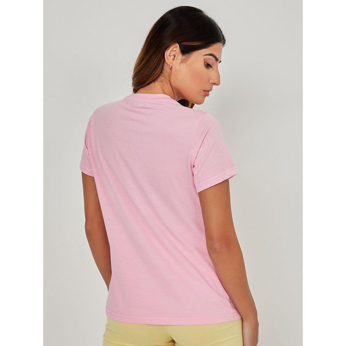 تيشيرت بقصة عادية واكمام قصيرة من ستايلي-women-clothing-tshirts-image-4