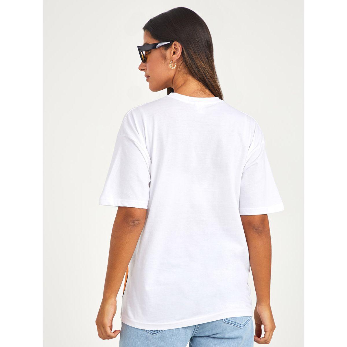 Styli Short Sleeves Chipmunks Graphic Oversized Longline T-shirt-women-clothing-tshirts-image-5