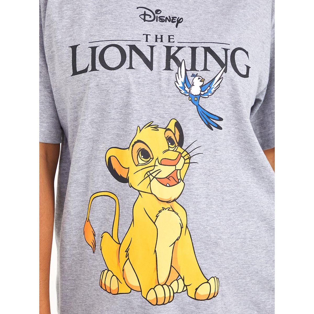 Styli Short Sleeves Lion King Graphic Oversized Longline T-shirt-women-clothing-tshirts-image-4