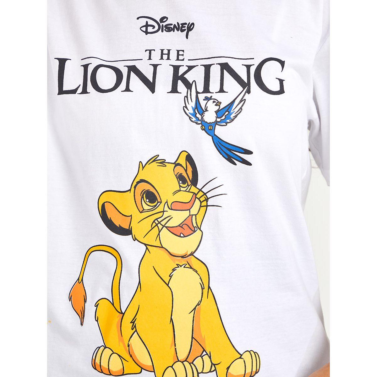 Styli Short Sleeves Lion King Graphic Oversized Longline T-shirt-women-clothing-tshirts-image-4
