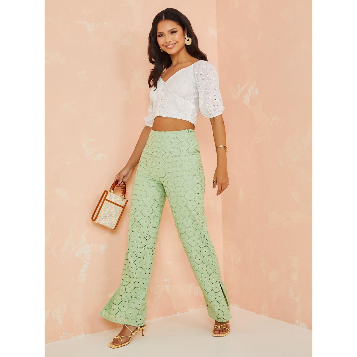 Styli Embroidery Anglaise Sweetheart Neck Crop Blouse-women-clothing-shirtsandblouses-blouses-image-2