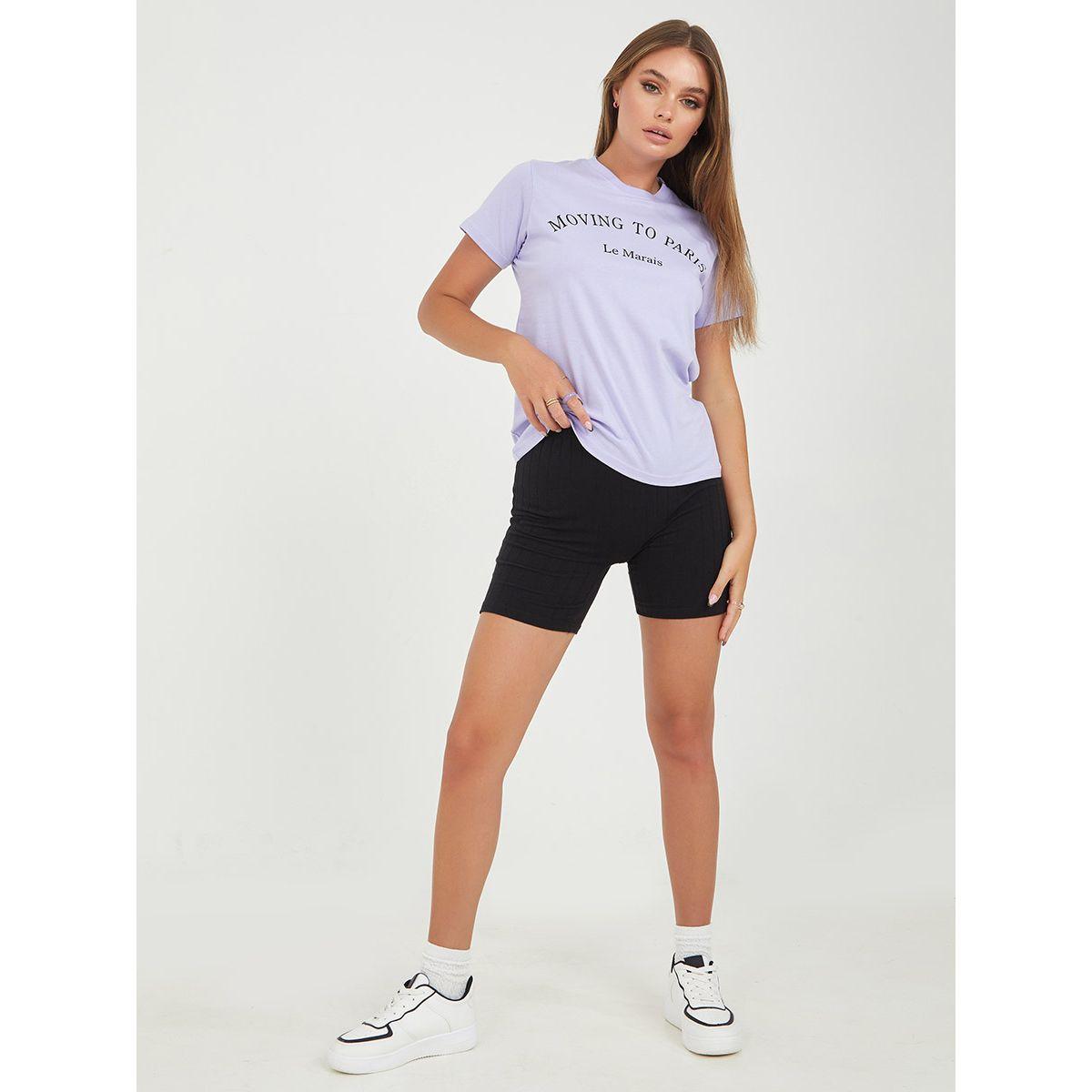 تيشيرت كاجوال باكمام قصيرة-women-clothing-tshirts-image-2