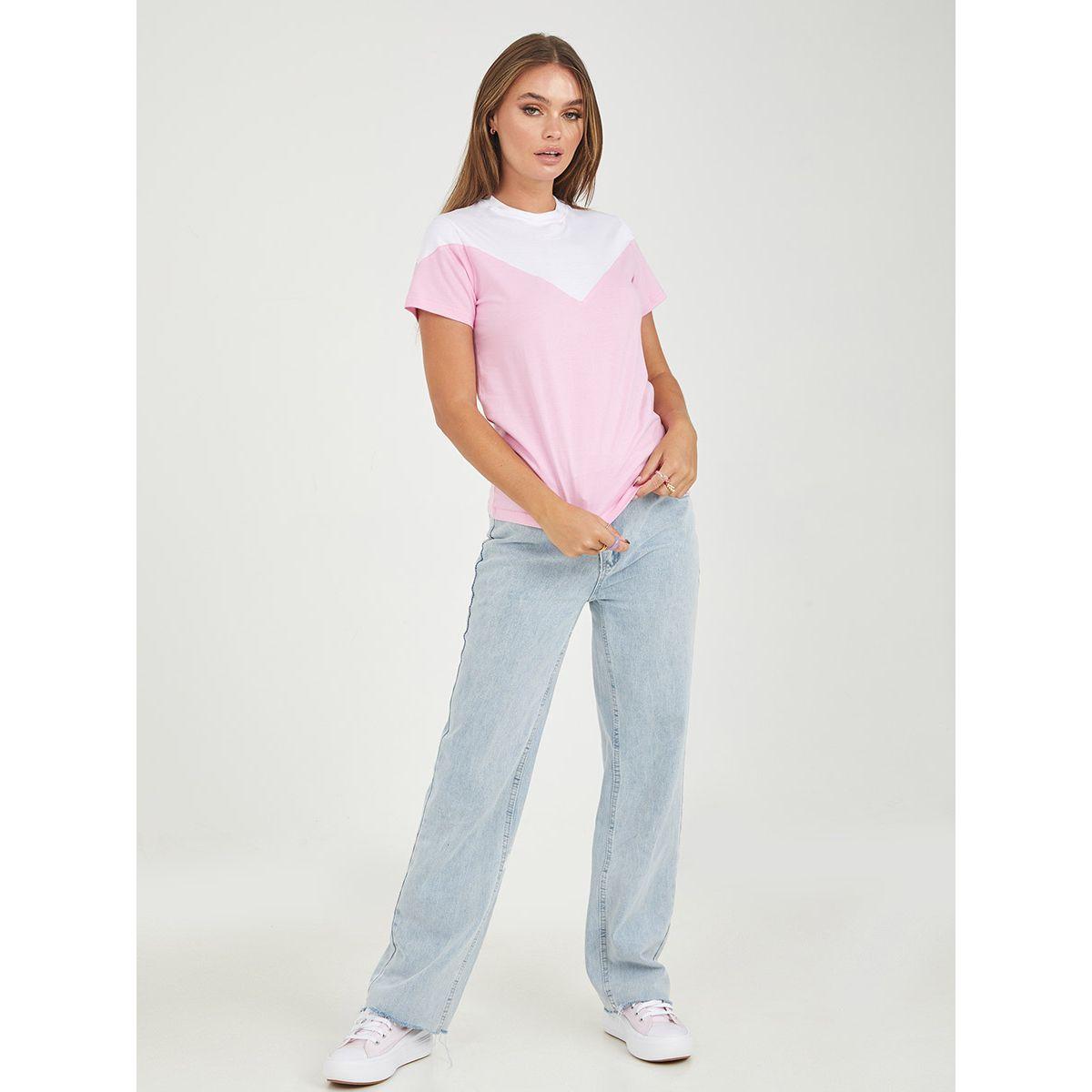 تيشيرت بنمط كتل الالوان-women-clothing-tshirts-image-2