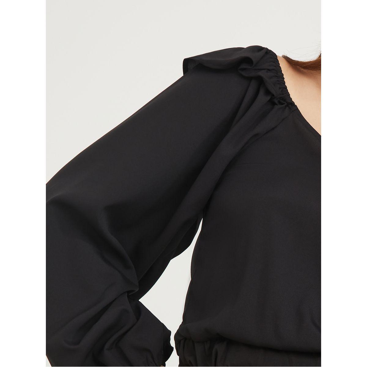 بلوزة كاجوال باكمام بالون-women-clothing-shirtsandblouses-blouses-image-4