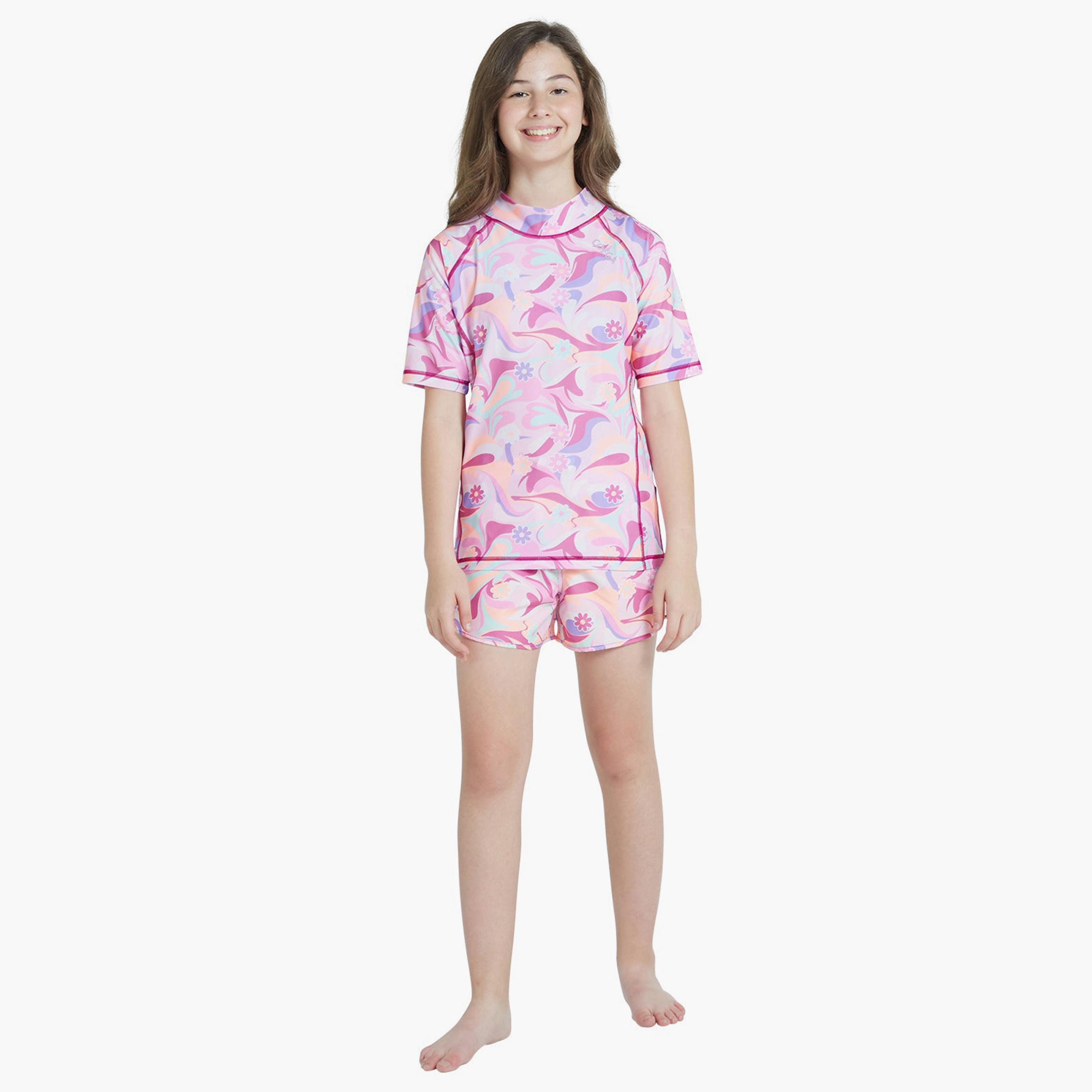COEGA Girl's Short Sleeve Rashguard-sports-girls-clothing-swimwear-image-4