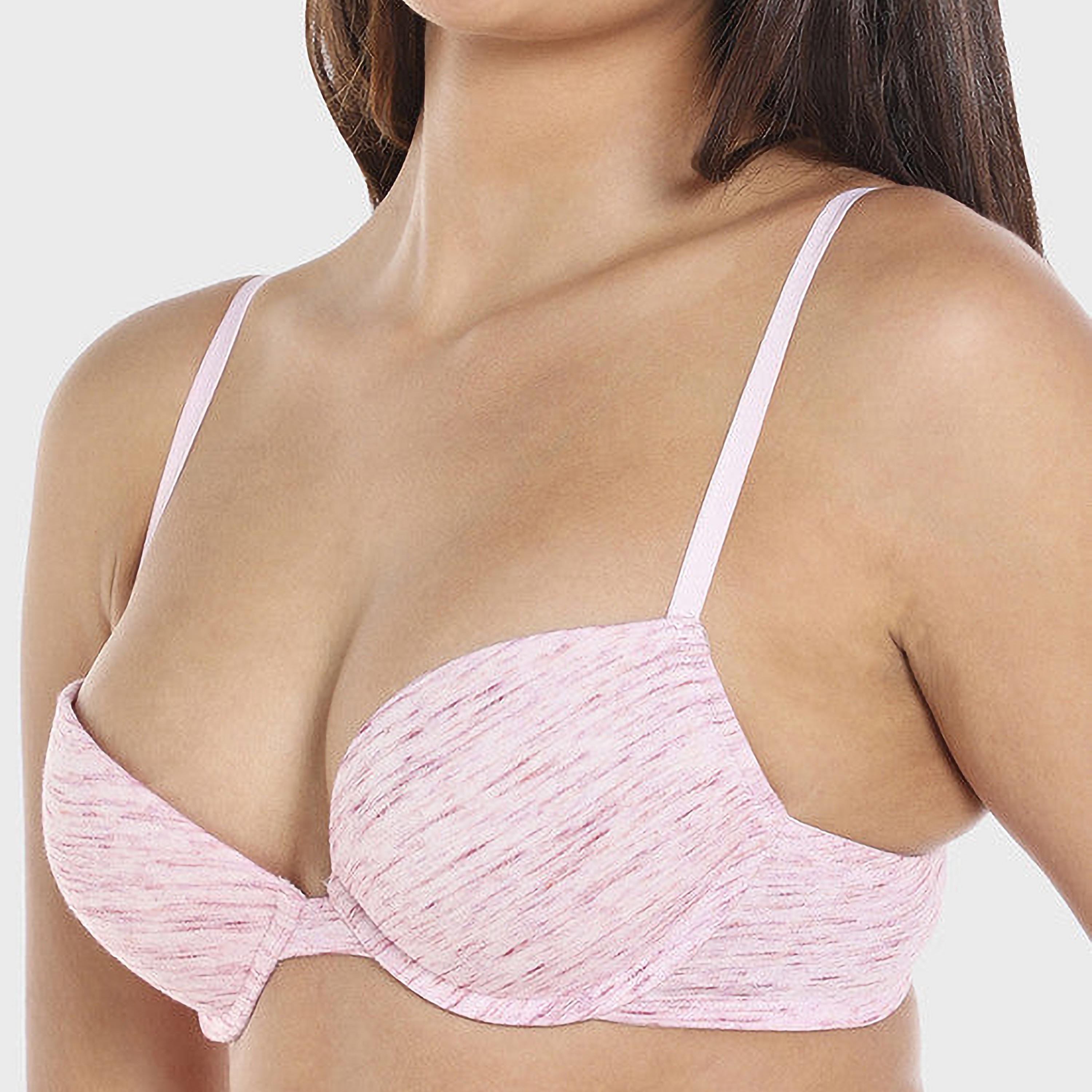 حمالة صدر نسائية وردية غير مبطنة بدون أسلاك لا سينزا-women-clothing-lingerie-bras-image-2
