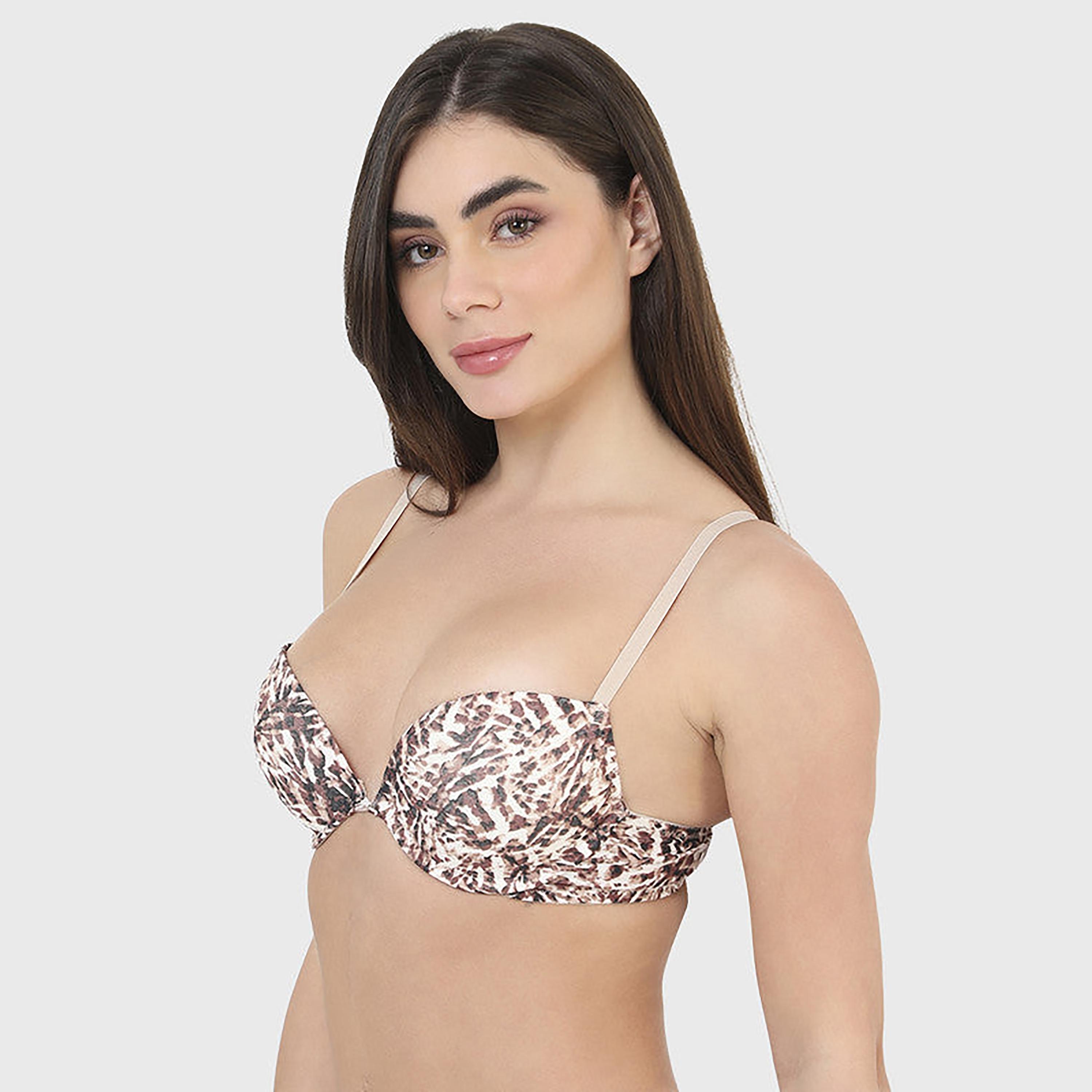 La Senza Non-Padded Non-Wired Multi Women's Plunge Bra-women-clothing-lingerie-bras-image-2