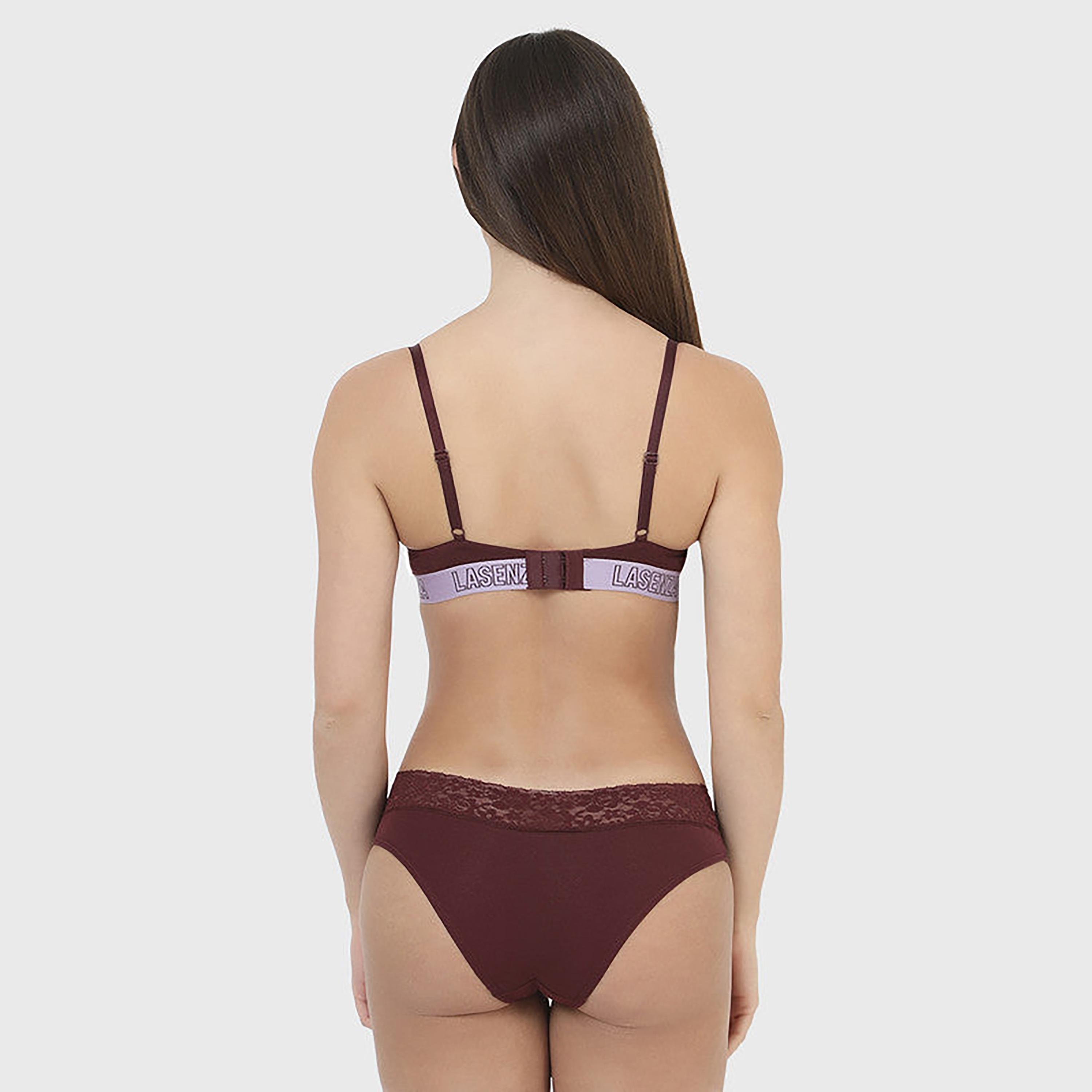 تغطية متوسطة في La Senza نساء أوبيرجين هيبستر-women-clothing-lingerie-panties-image-3