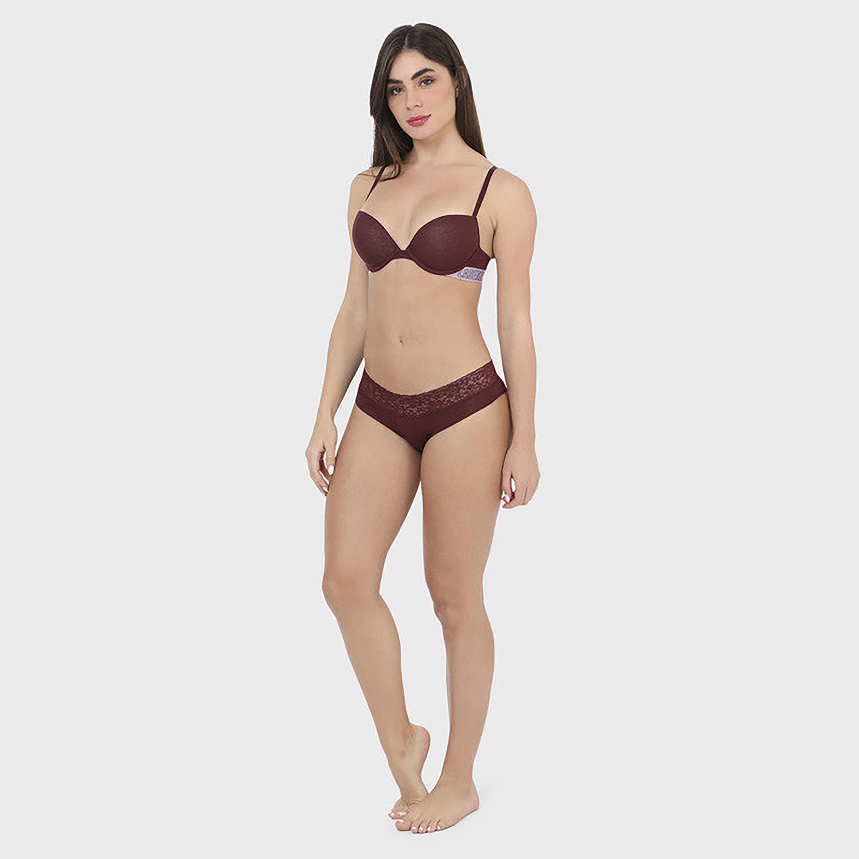 تغطية متوسطة في La Senza نساء أوبيرجين هيبستر-women-clothing-lingerie-panties-image-5