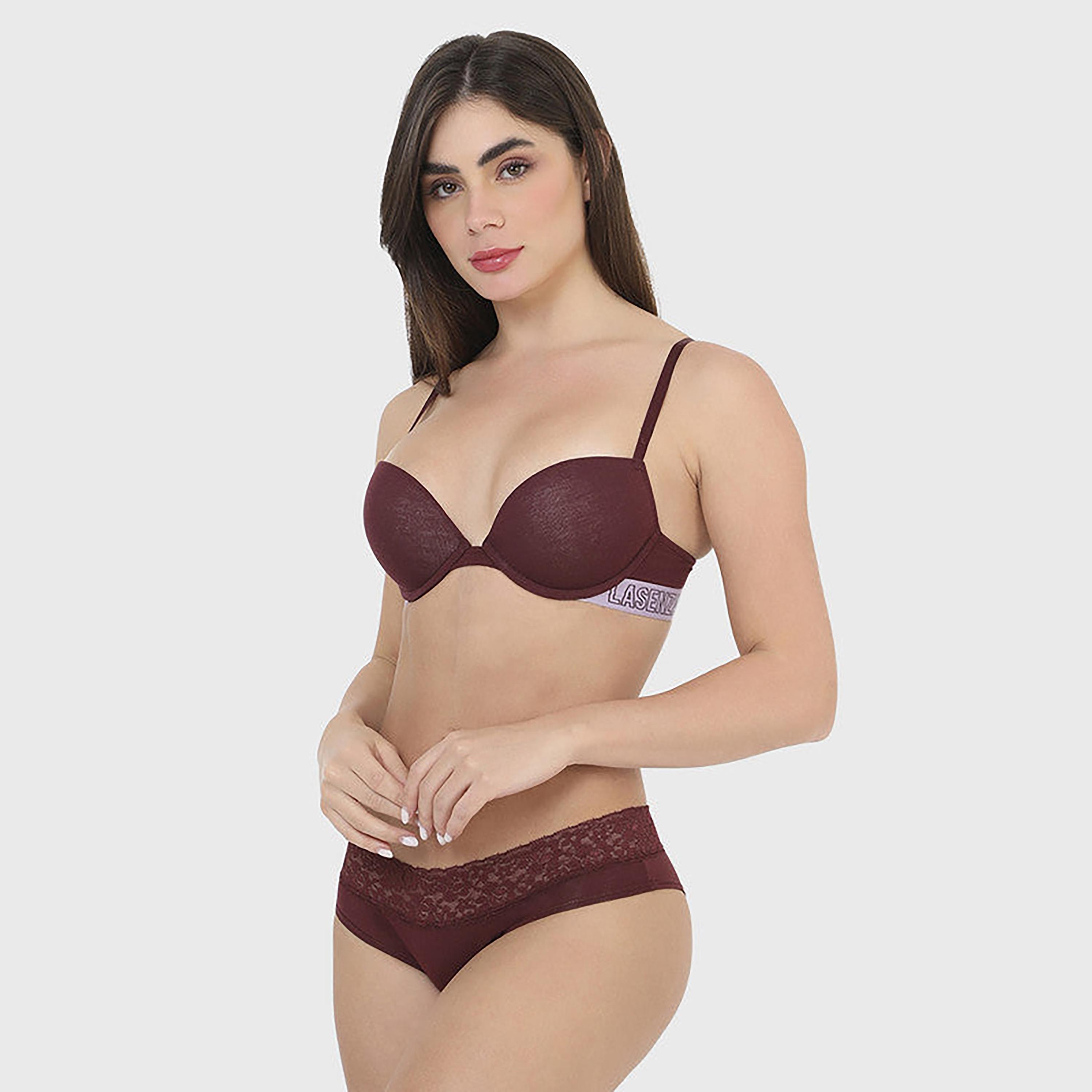 تغطية متوسطة في La Senza نساء أوبيرجين هيبستر-women-clothing-lingerie-panties-image-6