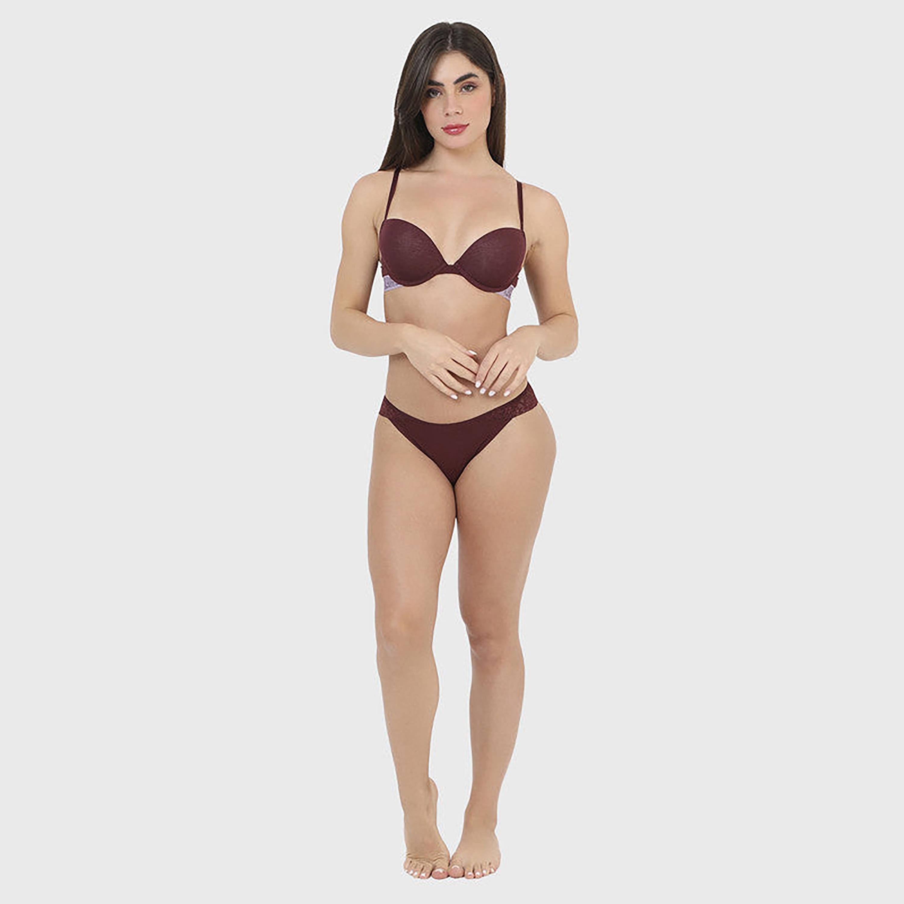 تغطية لا سينزا منخفضة التغطية القصيرة للنساء المارونية الجريئة-women-clothing-lingerie-panties-image-5