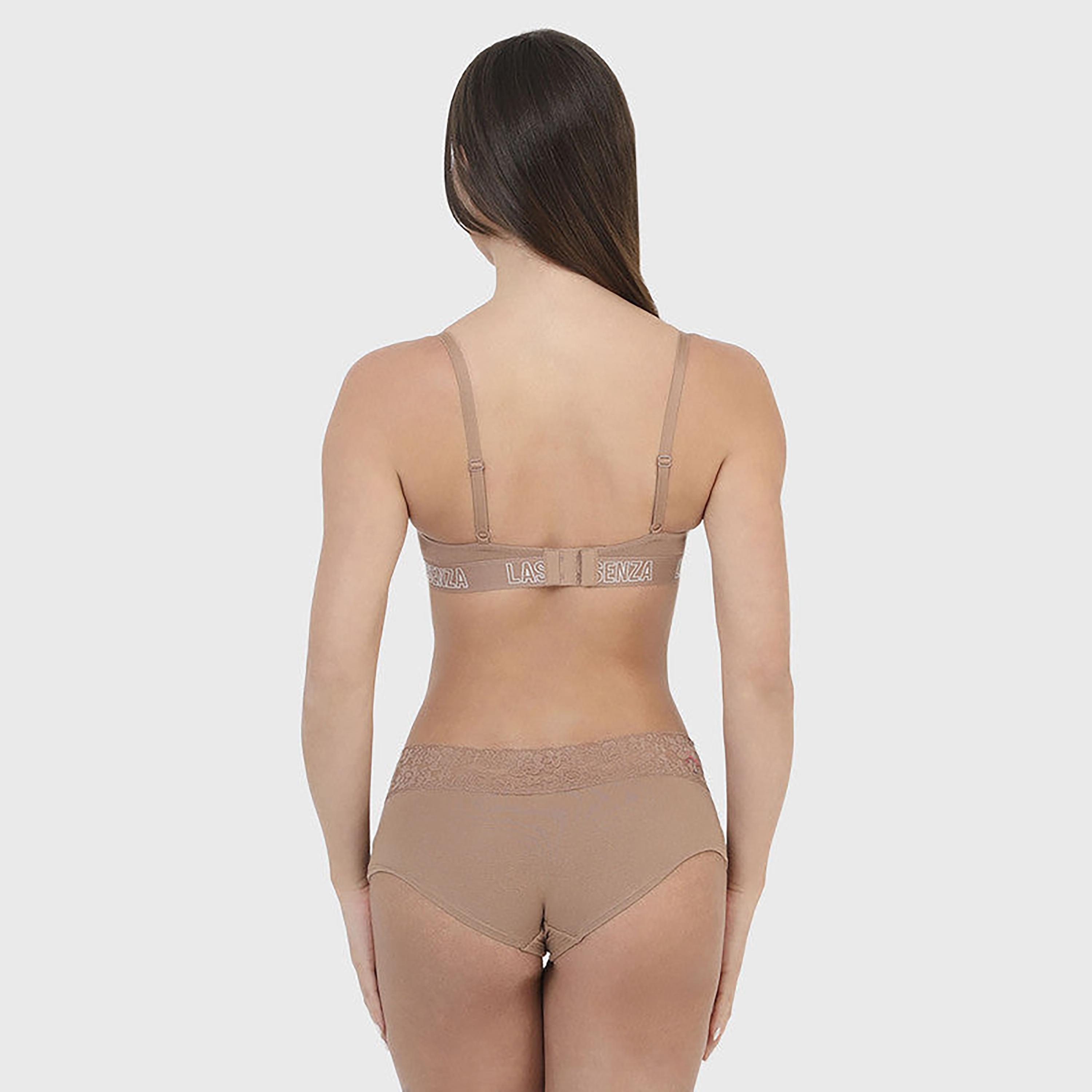 La Senza Medium Coverage Mocha Mist Women's Boyshort Panties-women-clothing-lingerie-panties-image-3