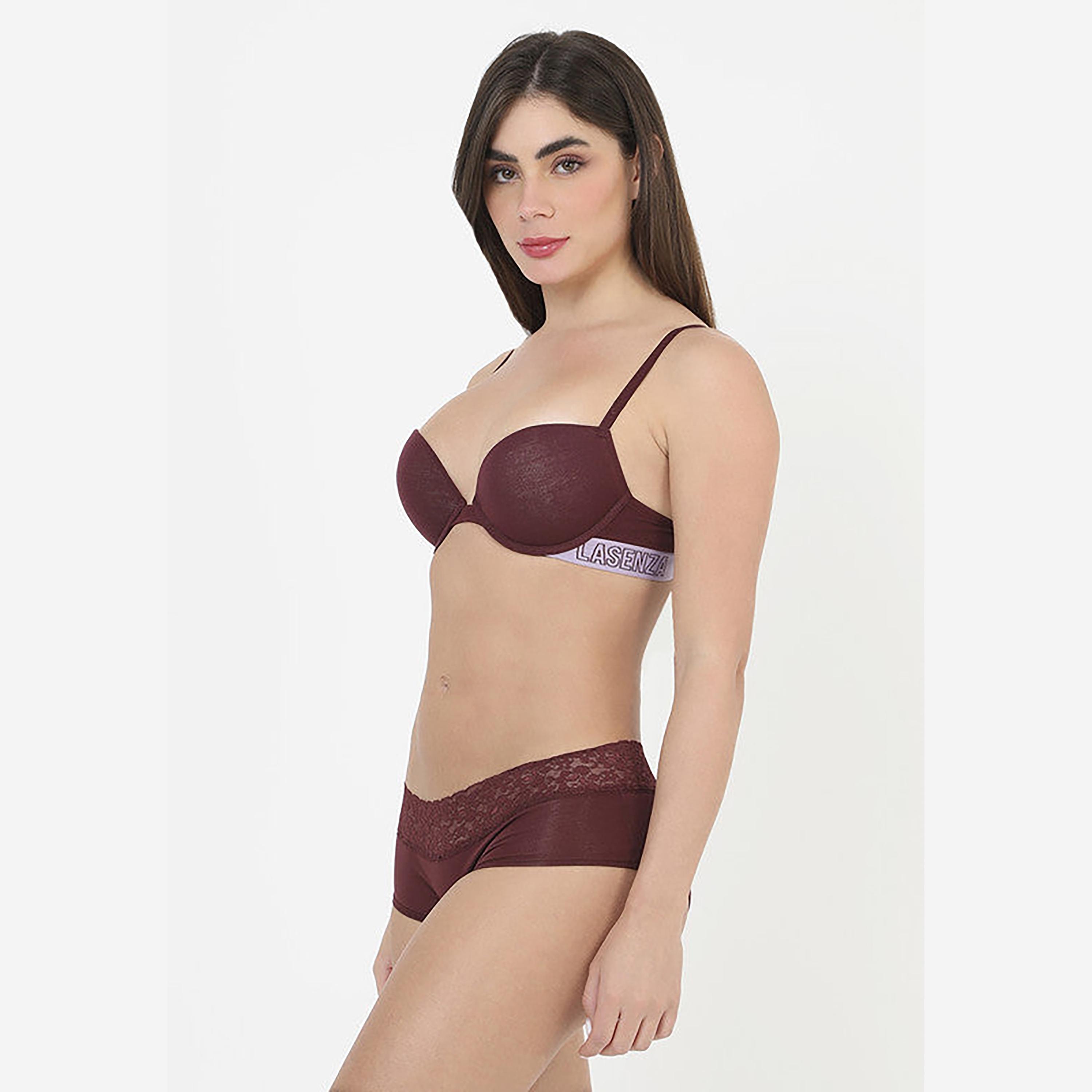 تغطية لا سينزا المتوسطة بنفسجاني نسائي قصير قصير-women-clothing-lingerie-panties-image-6