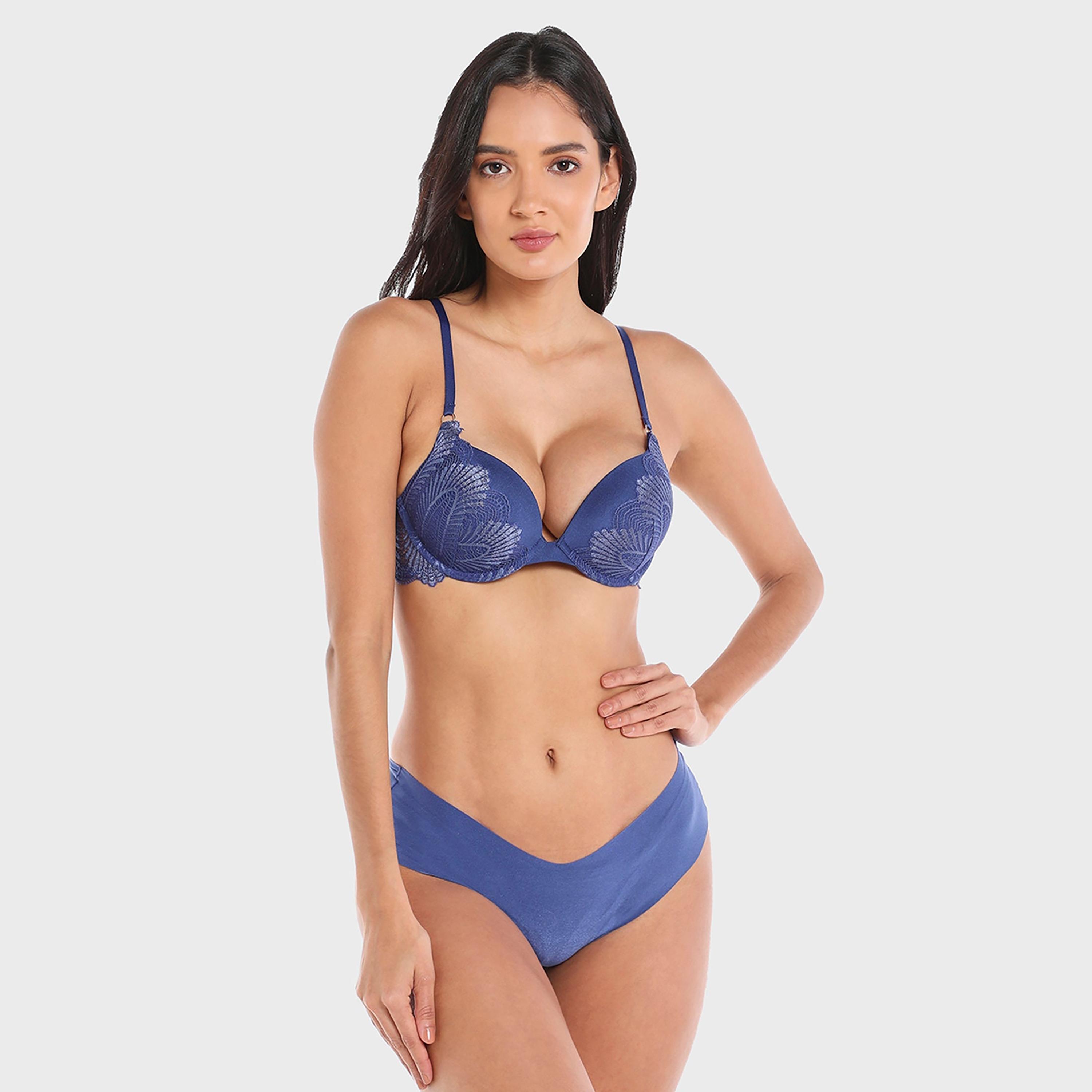 La Senza Low Coverage Purple Women's Cheeky Panties-women-clothing-lingerie-panties-image-2