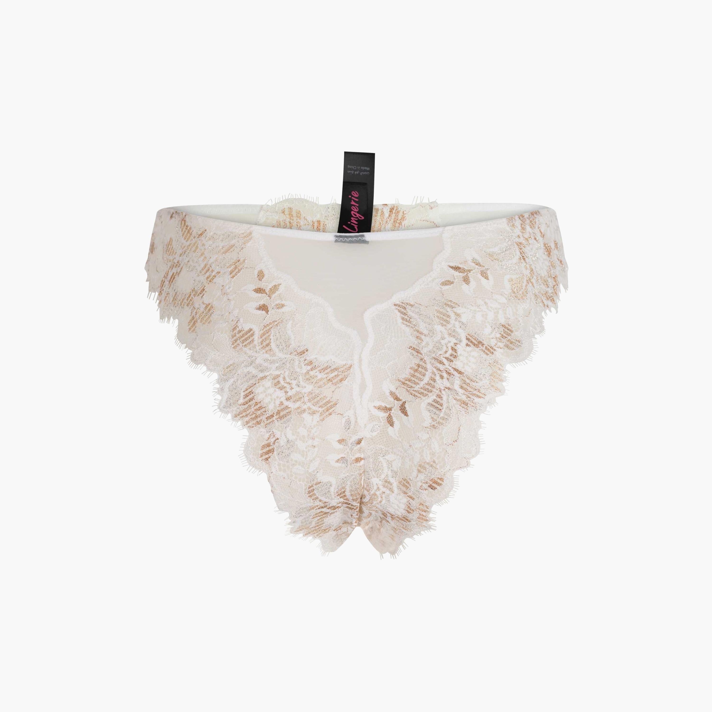 La Senza Low Coverage White Women's Cheeky Briefs-women-clothing-lingerie-panties-image-2