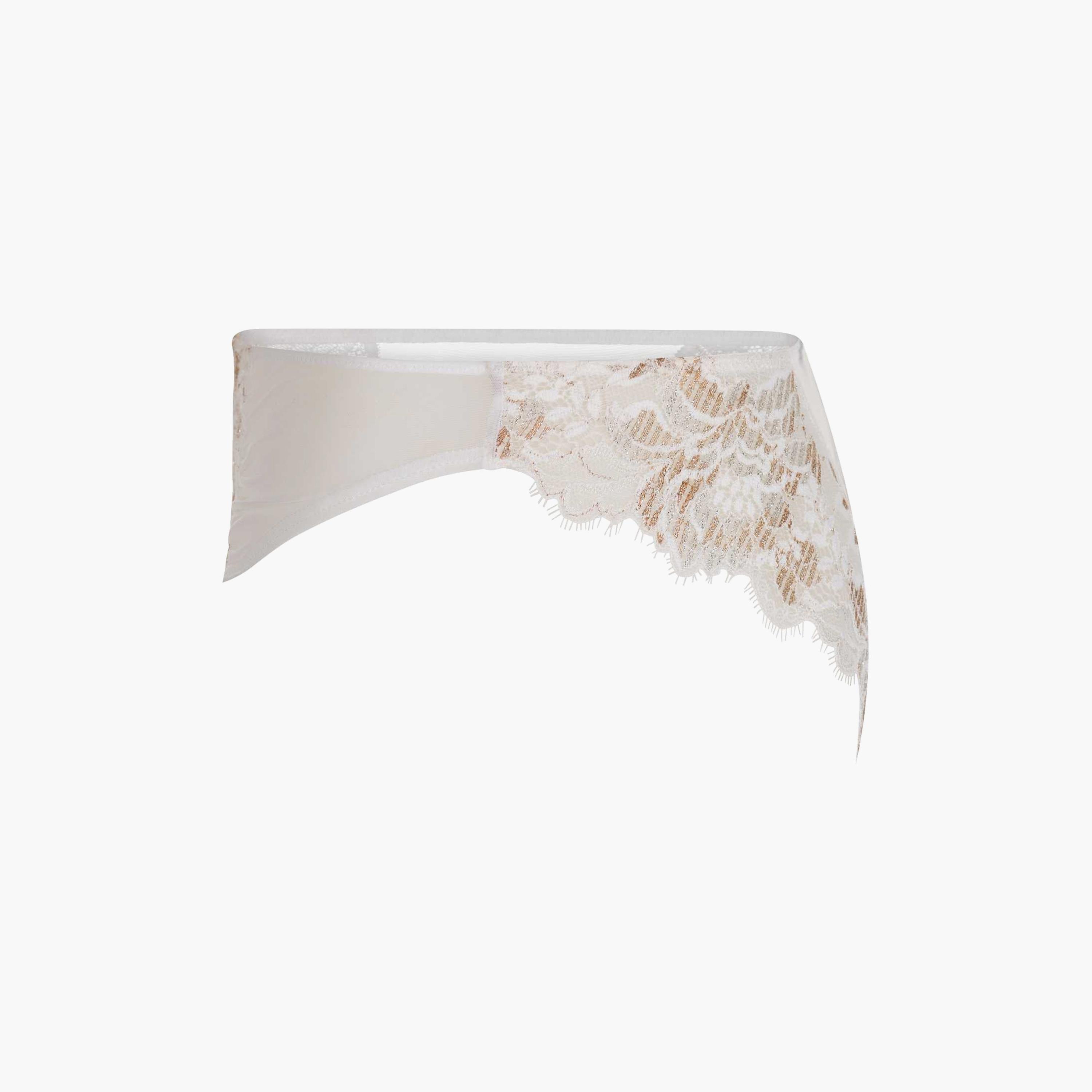 La Senza Low Coverage White Women's Cheeky Briefs-women-clothing-lingerie-panties-image-3