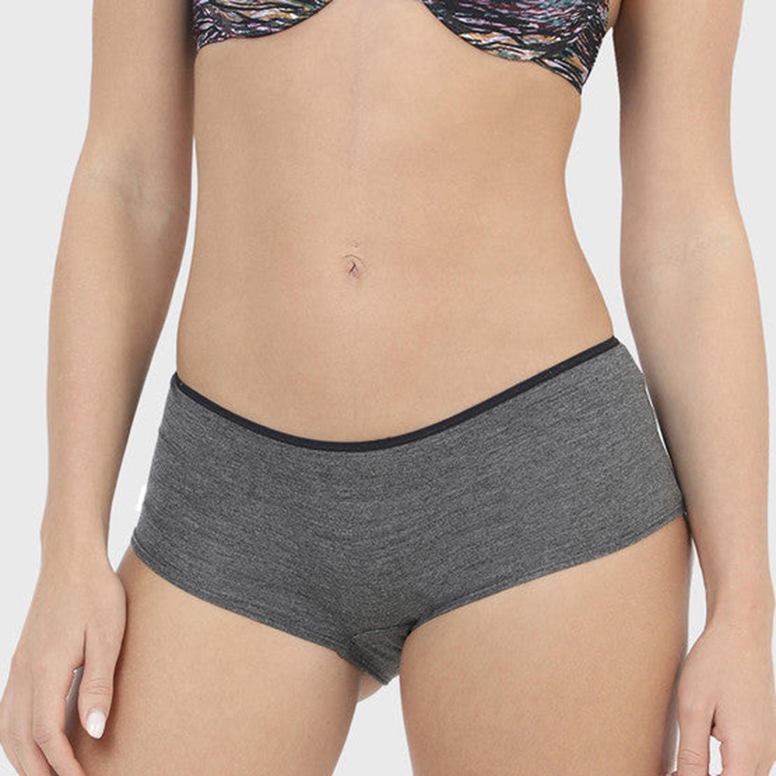 تغطية لا سينزا متوسطة سراويل داخلية نسائية رمادية للبنات الداخلية-women-clothing-lingerie-panties-image-1