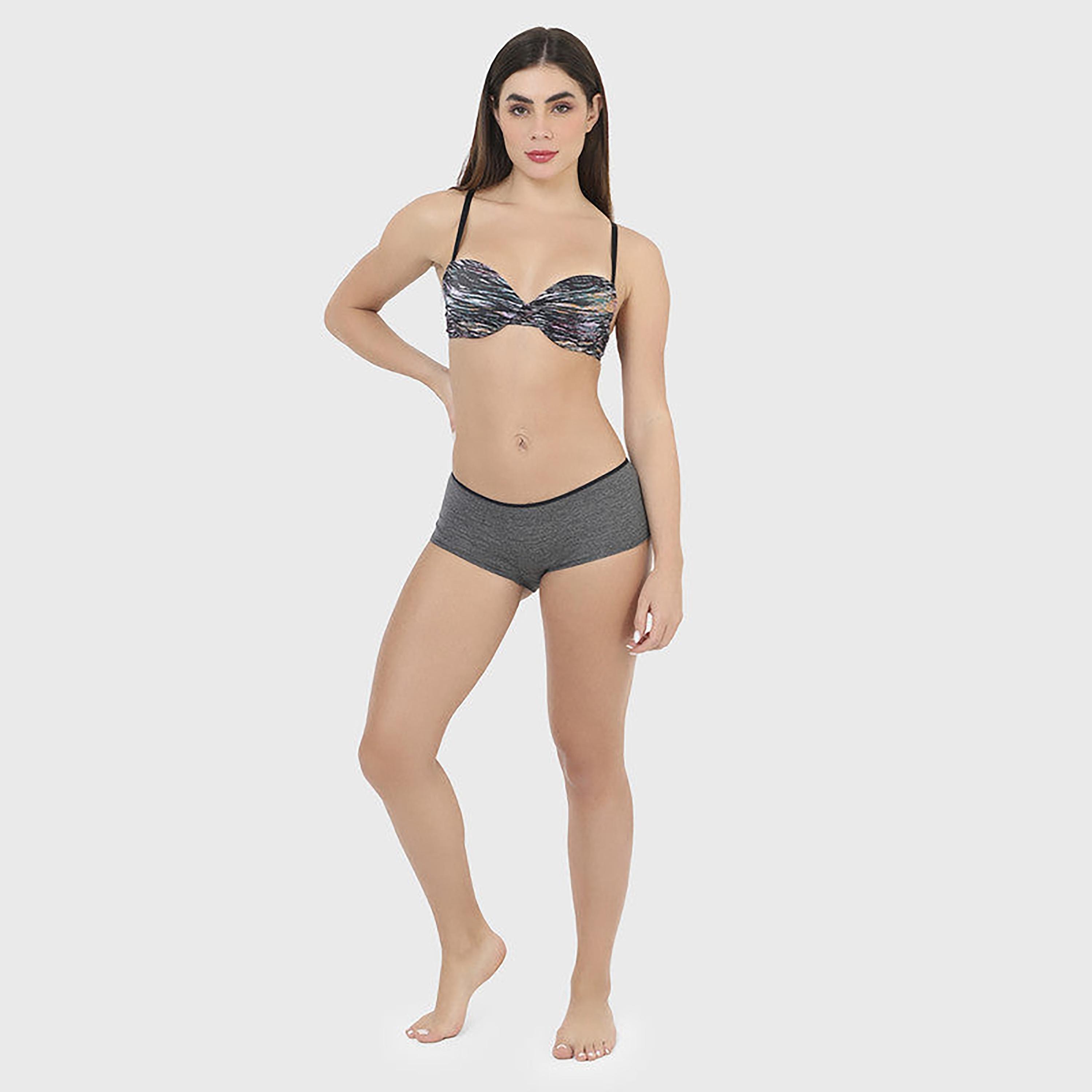 تغطية لا سينزا متوسطة سراويل داخلية نسائية رمادية للبنات الداخلية-women-clothing-lingerie-panties-image-5