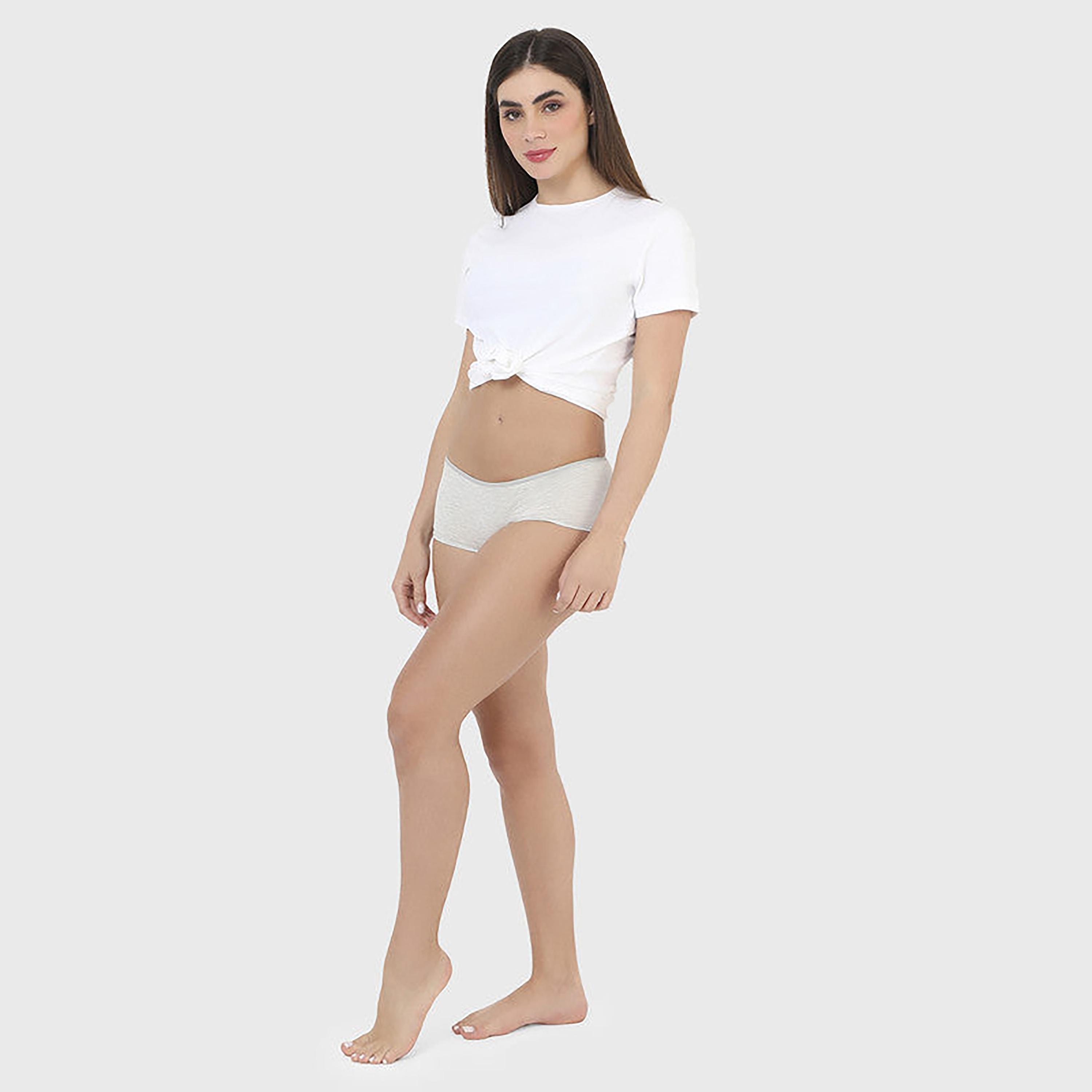 تغطية لا سينزا متوسطة سراويل داخلية نسائية رمادية للبنات الداخلية-women-clothing-lingerie-panties-image-5