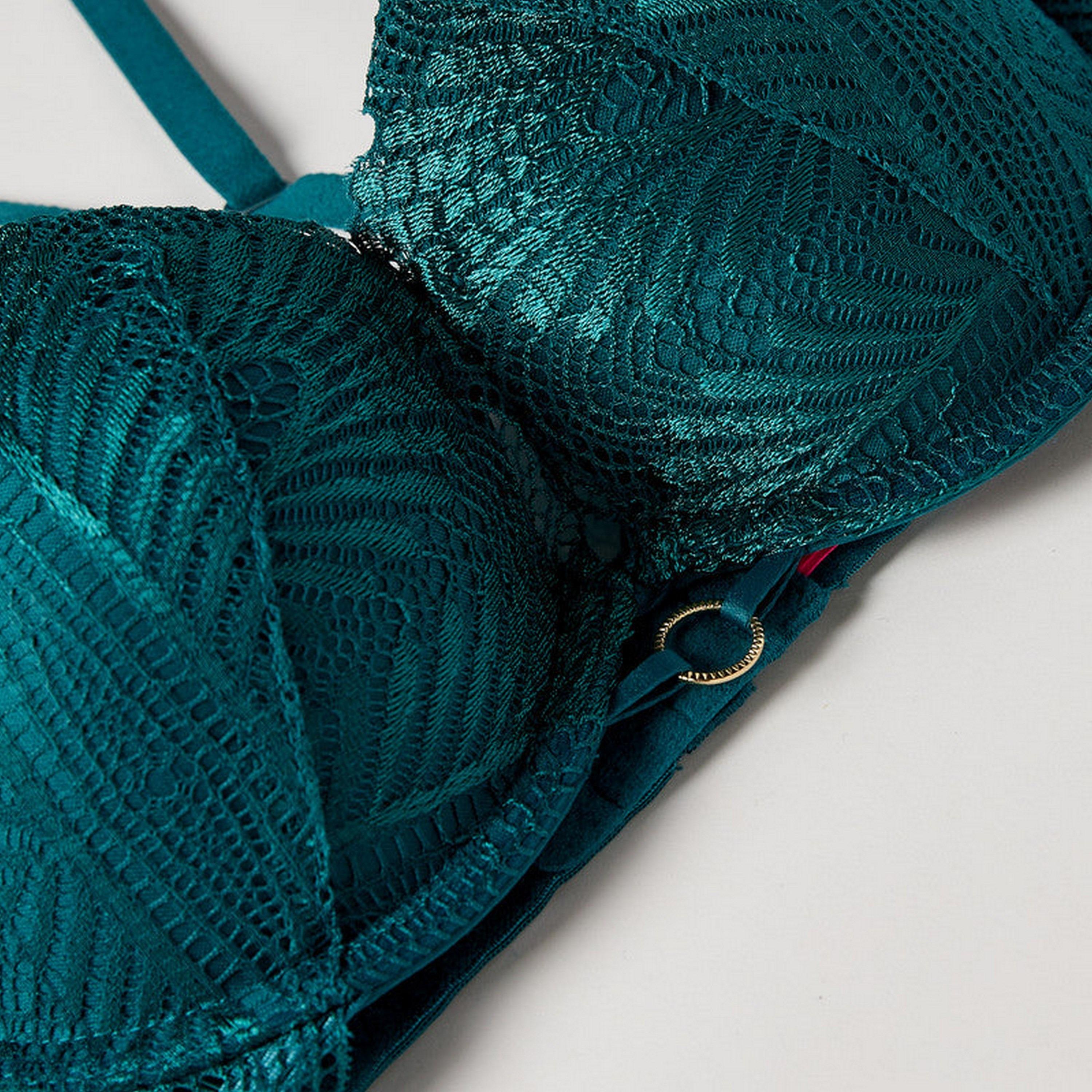 حمالة صدر نسائية بيوند بلون أزرق مخضر غير مبطنة بدون أسلاك لا سينزا مثيرة-women-clothing-lingerie-bras-image-3
