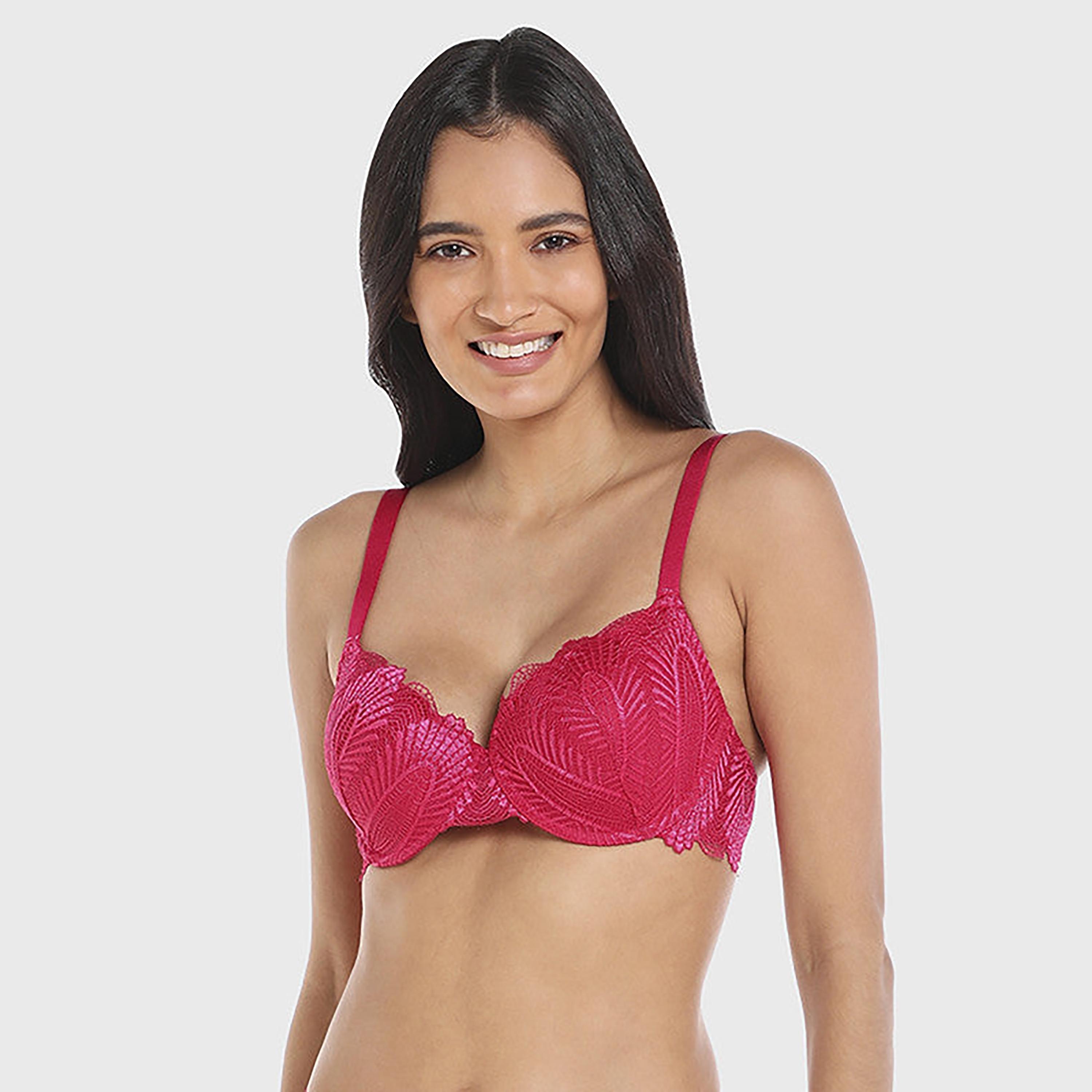 حمالة صدر نسائية بلون لا سينزا بدون بطانة بلون أرجواني غير مبطنة-women-clothing-lingerie-bras-image-1