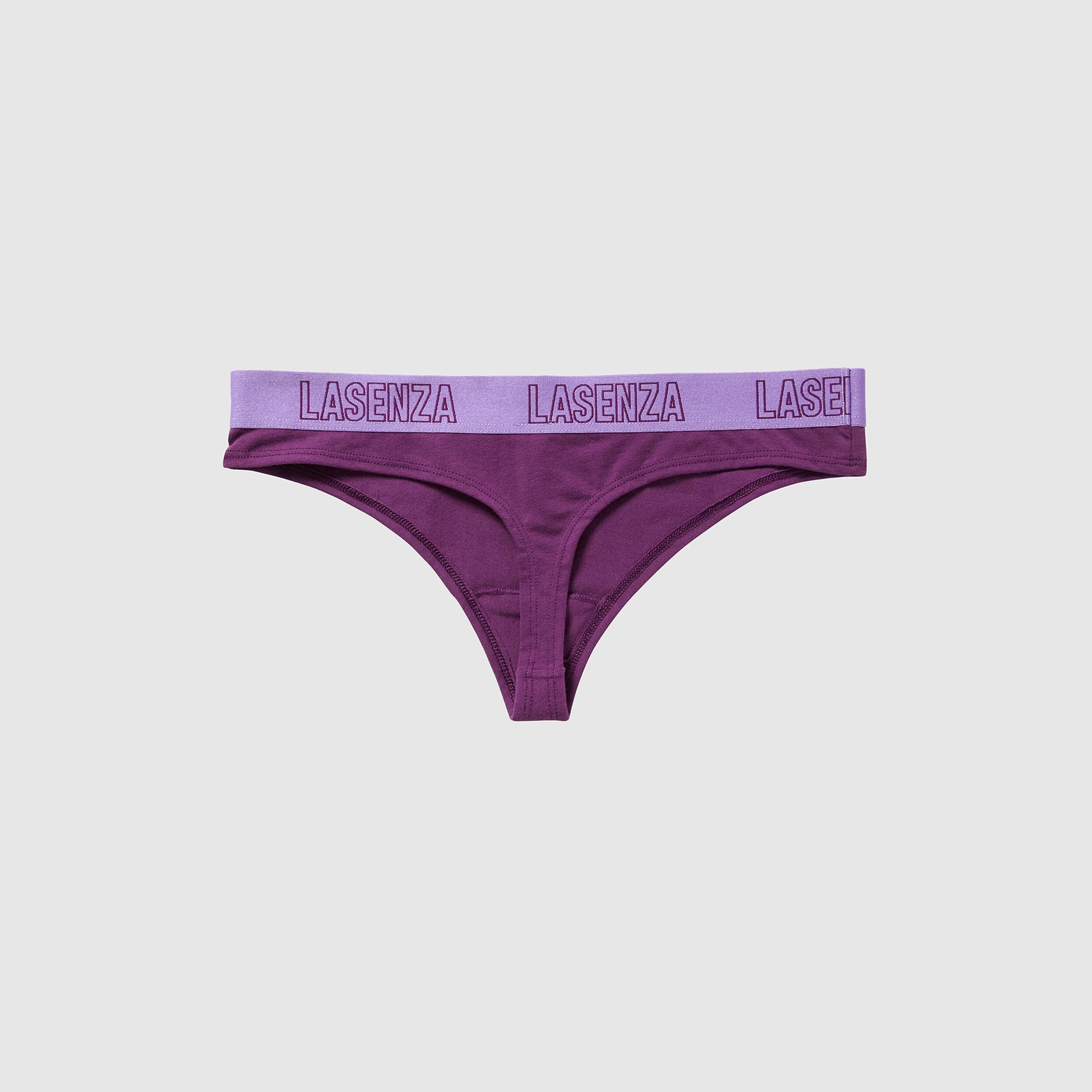 تغطية لا سينزا متوسطة التغطية بنفسجي لملابس داخلية نسائية-women-clothing-lingerie-panties-image-5