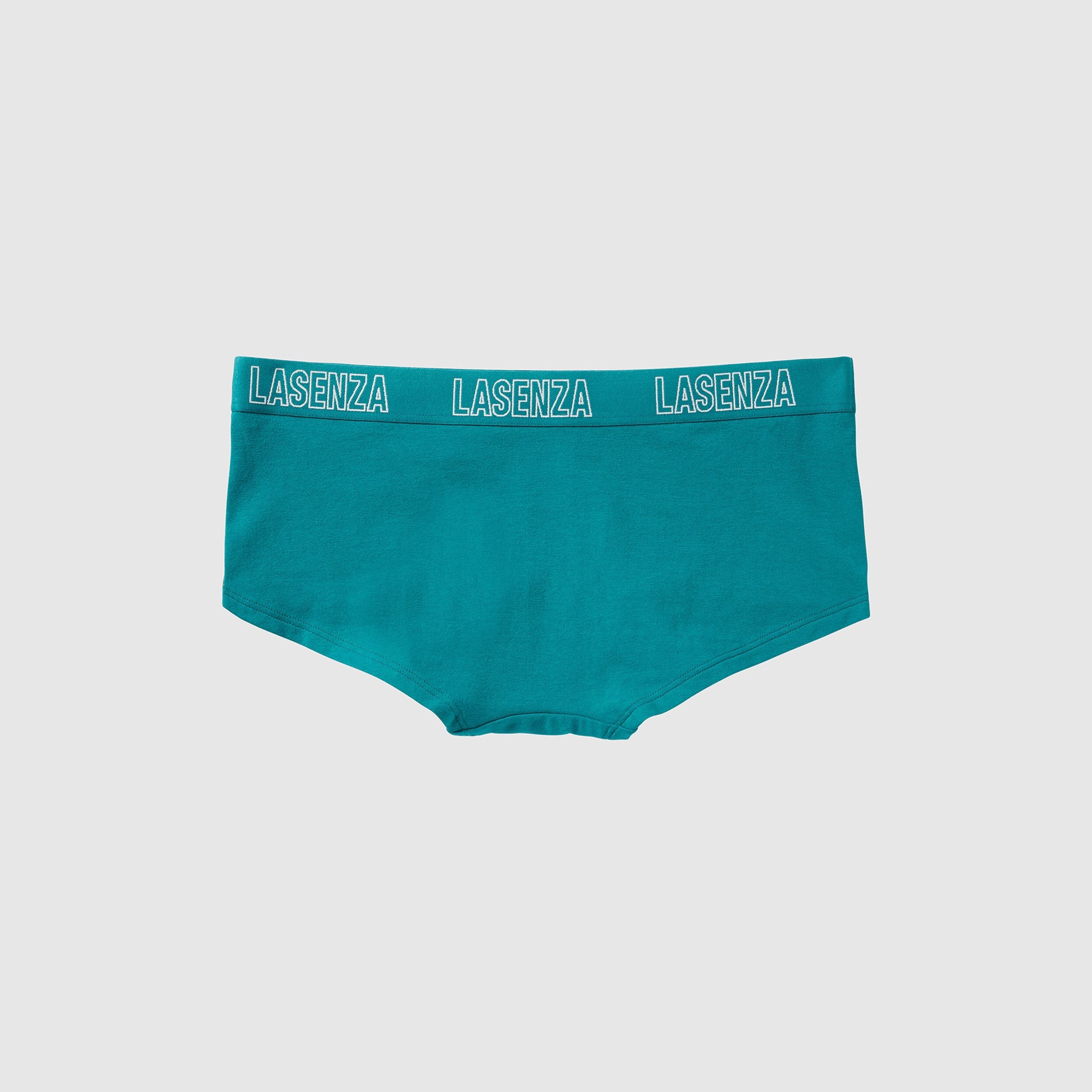 تغطية لا سينزا متوسطة اللون الفيروزي للنساء شورت قصير للنساء-women-clothing-lingerie-panties-image-5