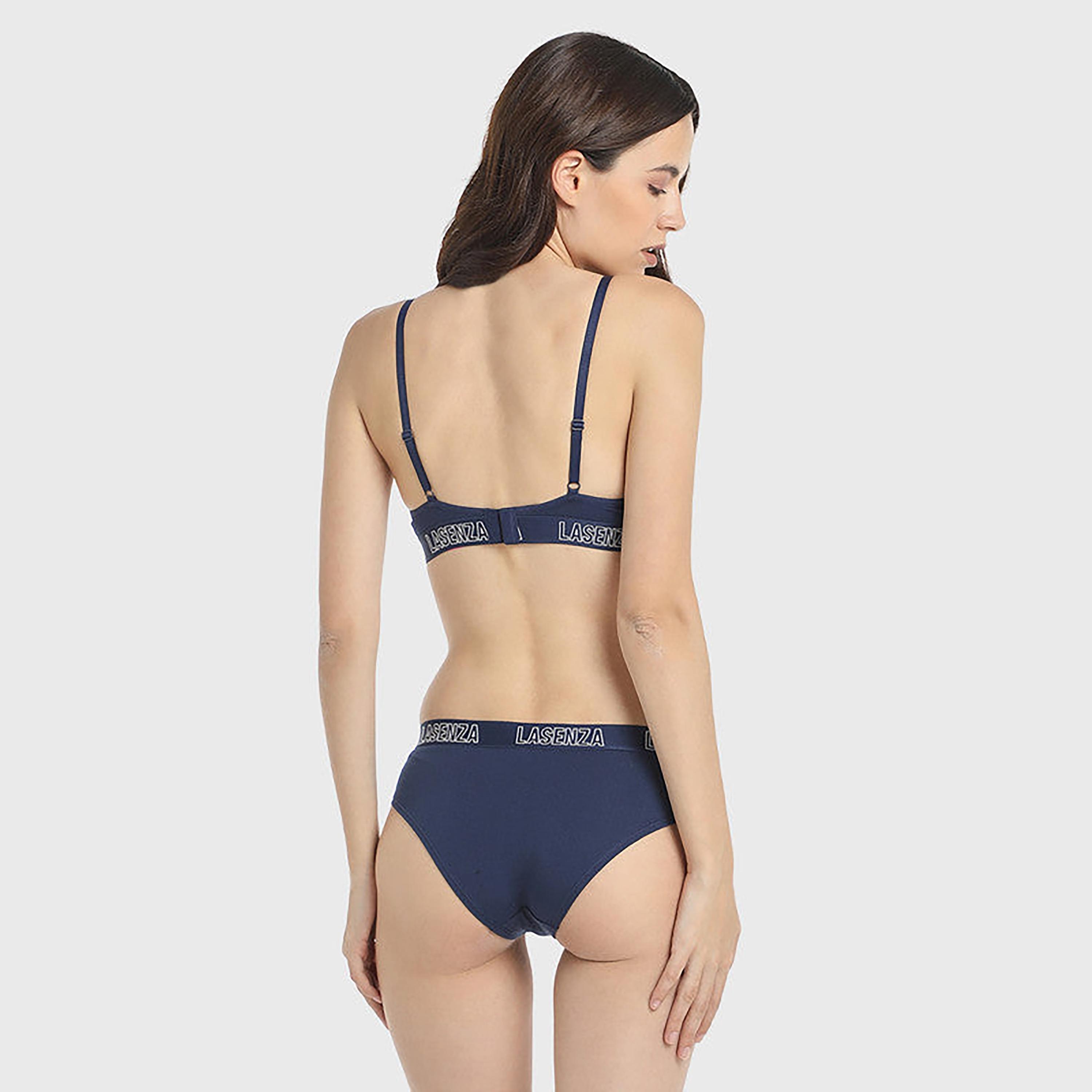 لا سينزا تغطية متوسطة اللون بلون كحلي داكن للنساء الهيبستر-women-clothing-lingerie-panties-image-3
