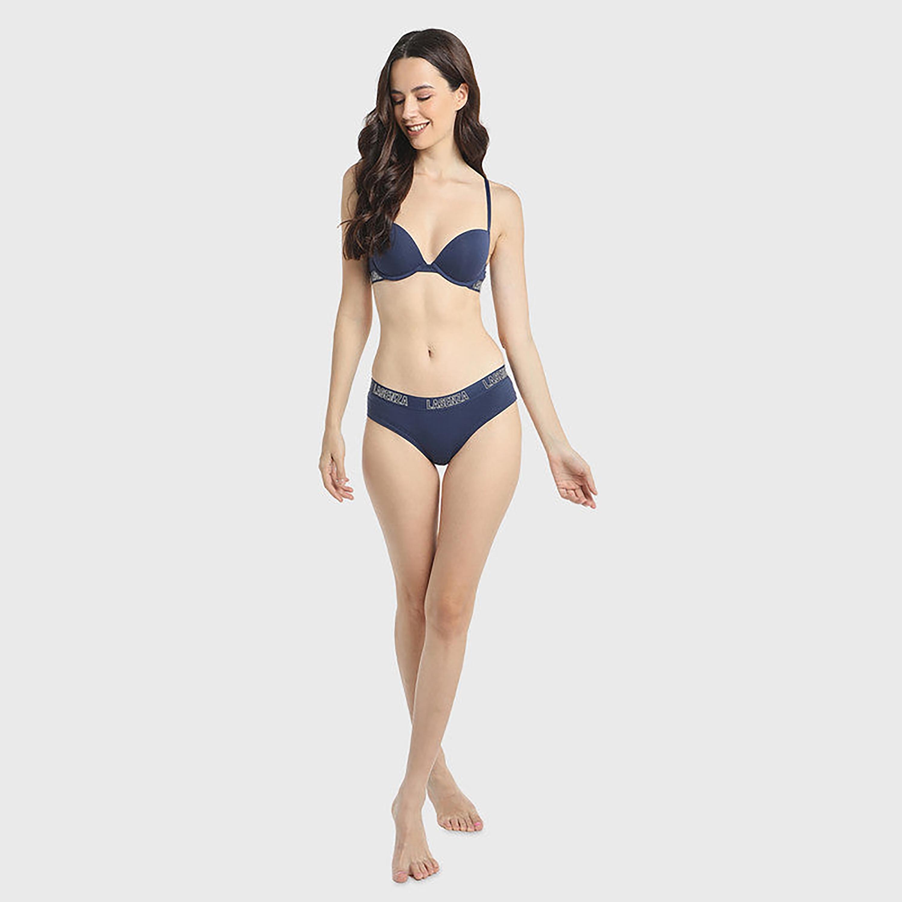 لا سينزا تغطية متوسطة اللون بلون كحلي داكن للنساء الهيبستر-women-clothing-lingerie-panties-image-5